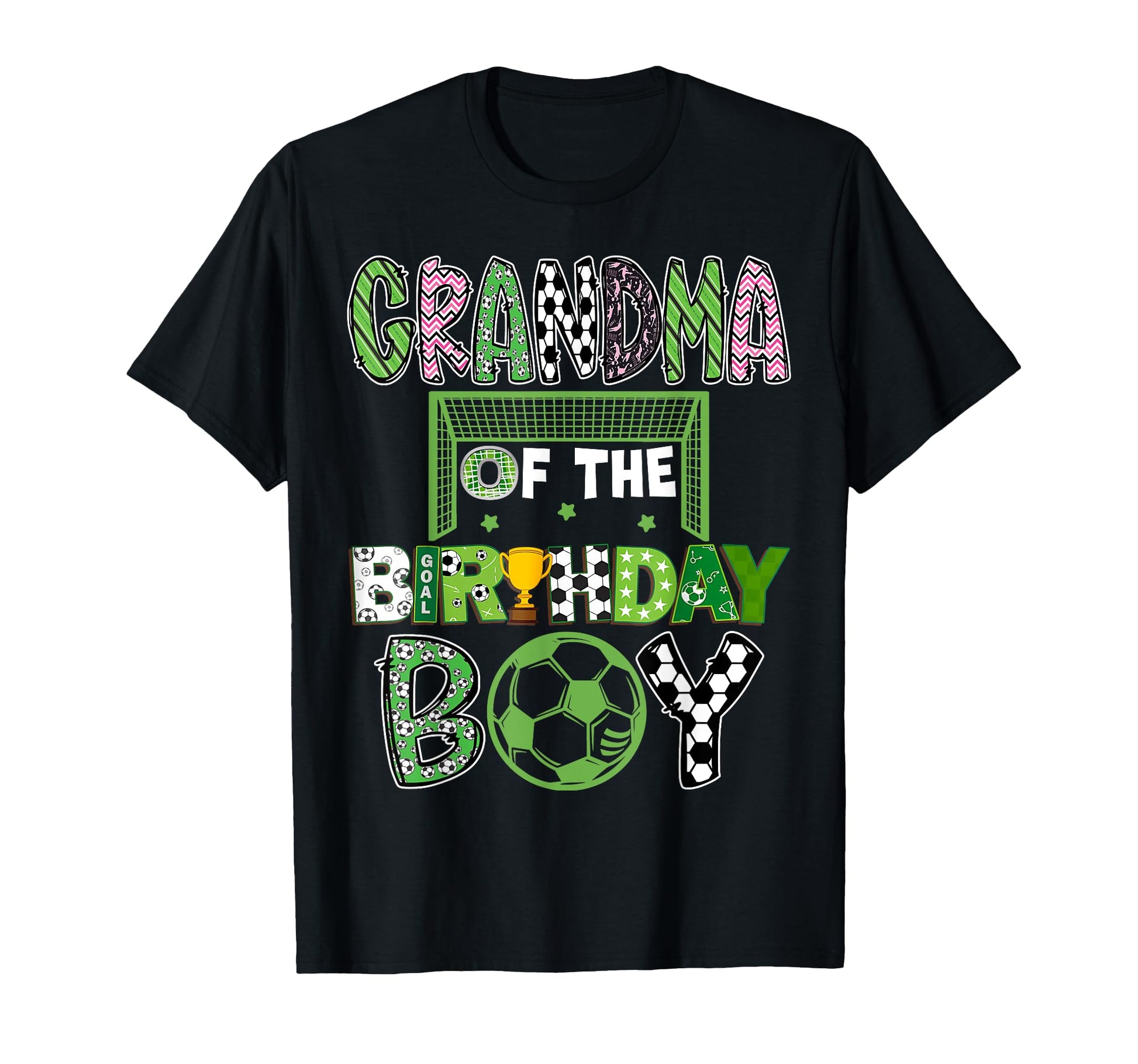 Grandma Birthday Soccer Player T-Shirt - Casual Everyday Wear Men Women - T-Shirt, Sweatshirt, Hoodie