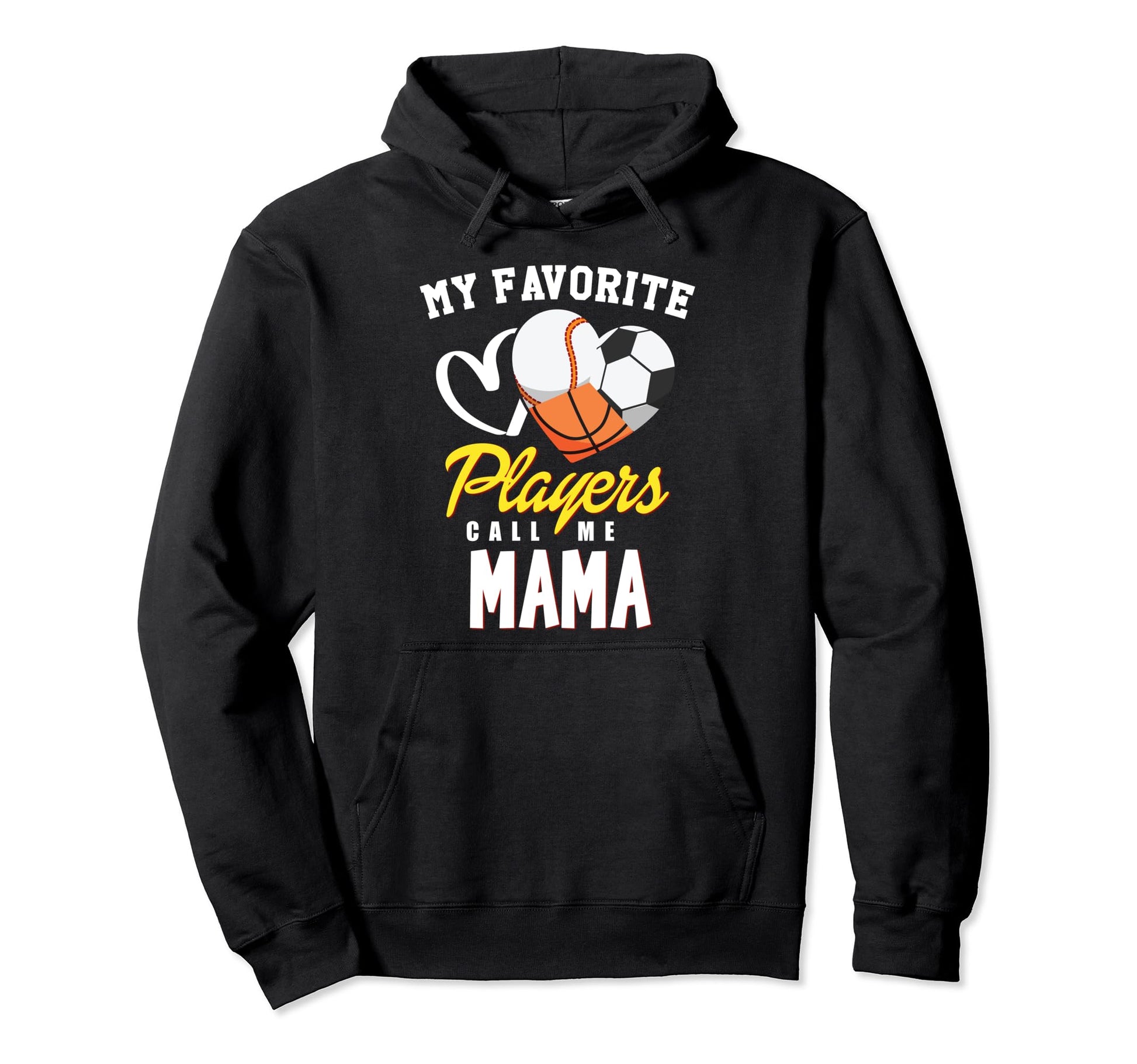 My Favorite Players Baseball Soccer Hoodie - Minimalist Print Men Women - T-Shirt, Sweatshirt, Hoodie
