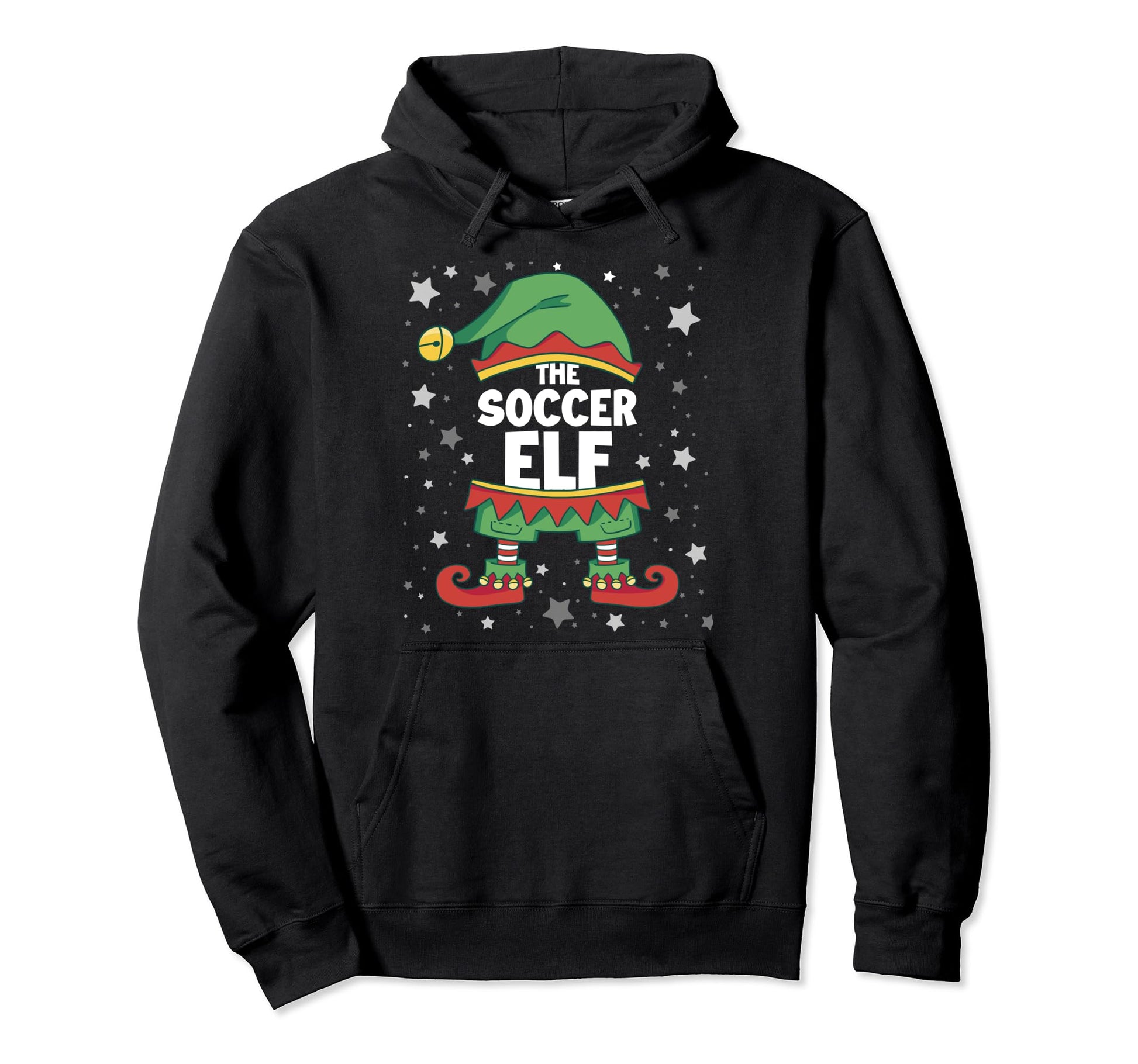 Soccer Elf Matching Family Outfit Hoodie - Streetwear Style Men Women - T-Shirt, Sweatshirt, Hoodie