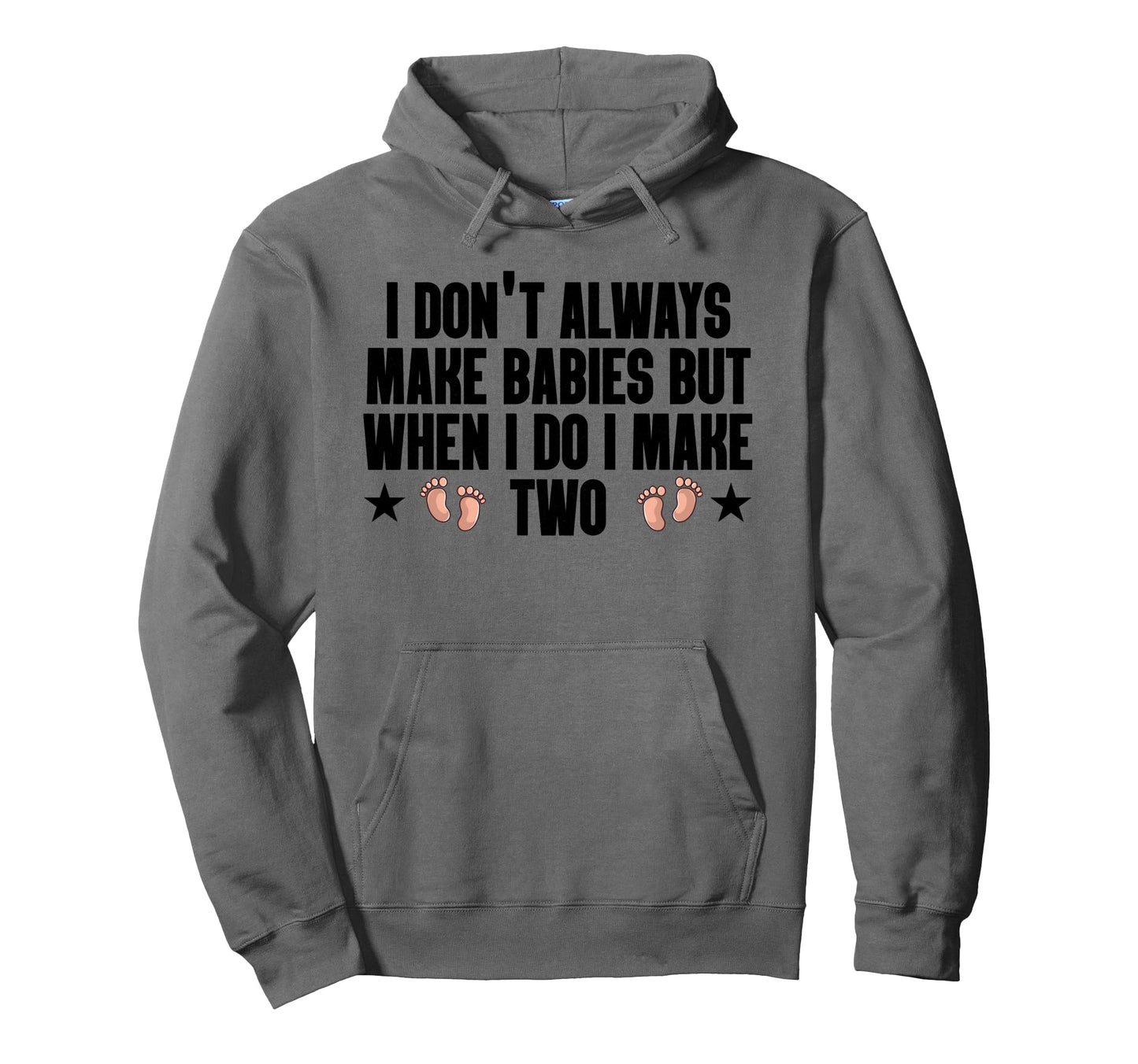 Father Twins Dad Fathers Day Funny Hoodie - Minimalist Print Unisex - T-Shirt, Sweatshirt, Hoodie