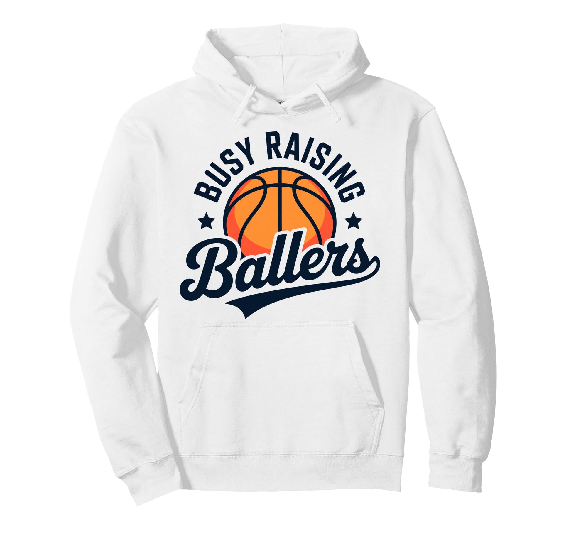Busy Raising Ballers Funny Hoodie - Aesthetic Graphic for Adults - T-Shirt, Sweatshirt, Hoodie