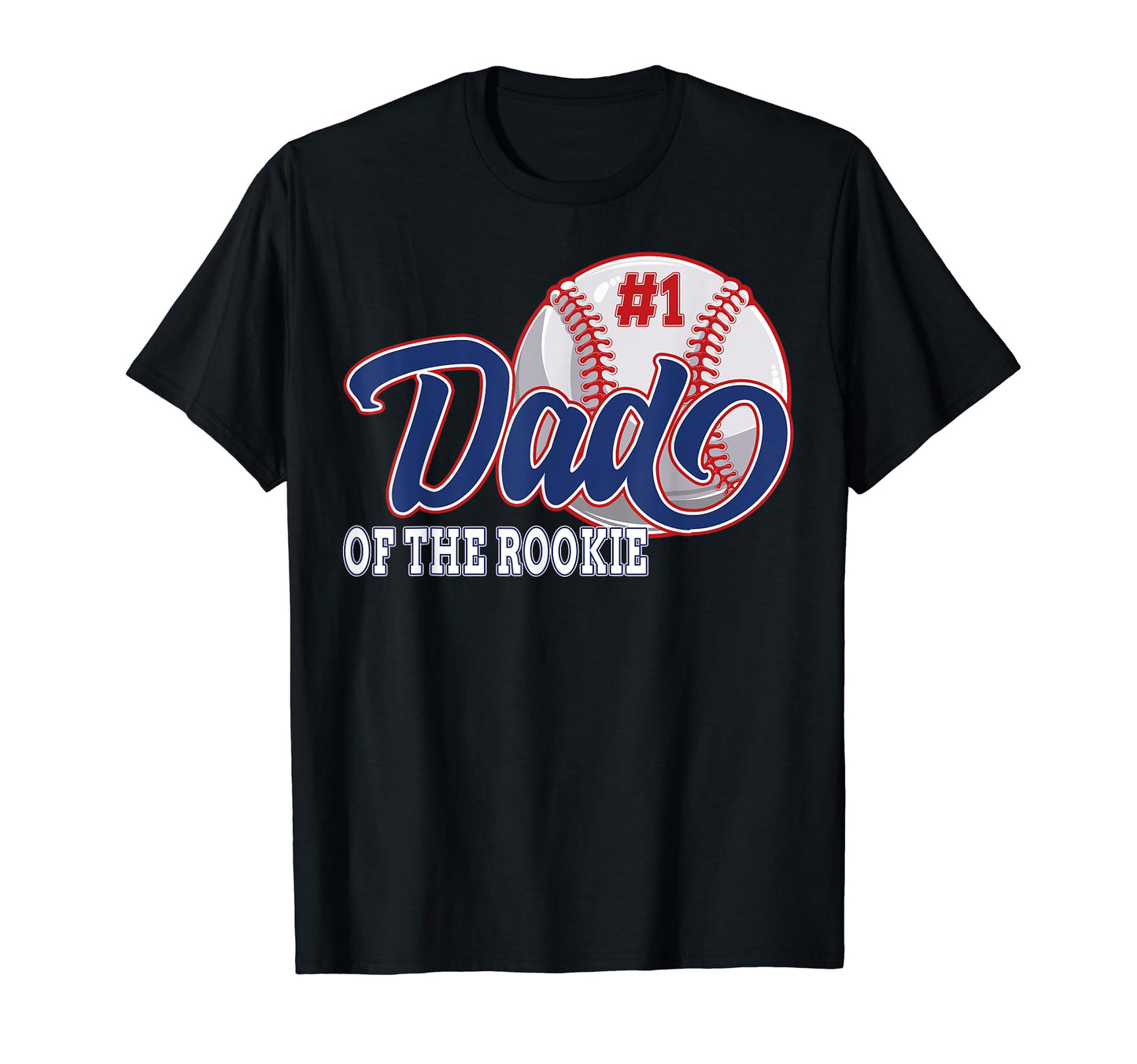 Dad Rookie Baseball 1St Birthday T-Shirt - Novelty Apparel for Adults - T-Shirt, Sweatshirt, Hoodie