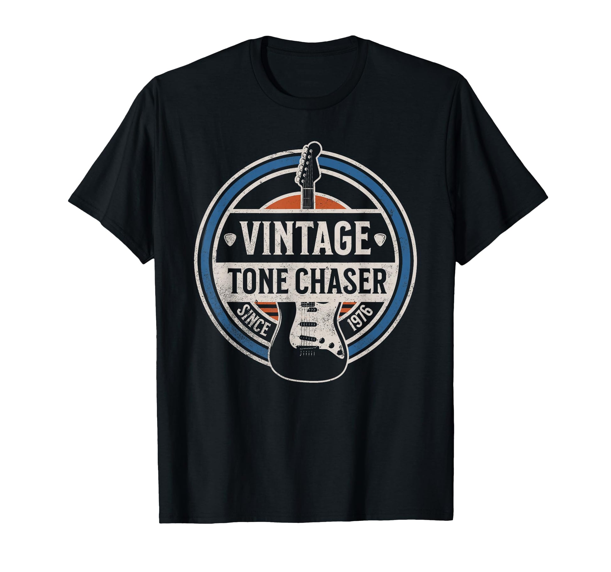 Tone Chaser Guitar Since 1976 Dad T-Shirt - Fun Novelty Design Men Women - T-Shirt, Sweatshirt, Hoodie