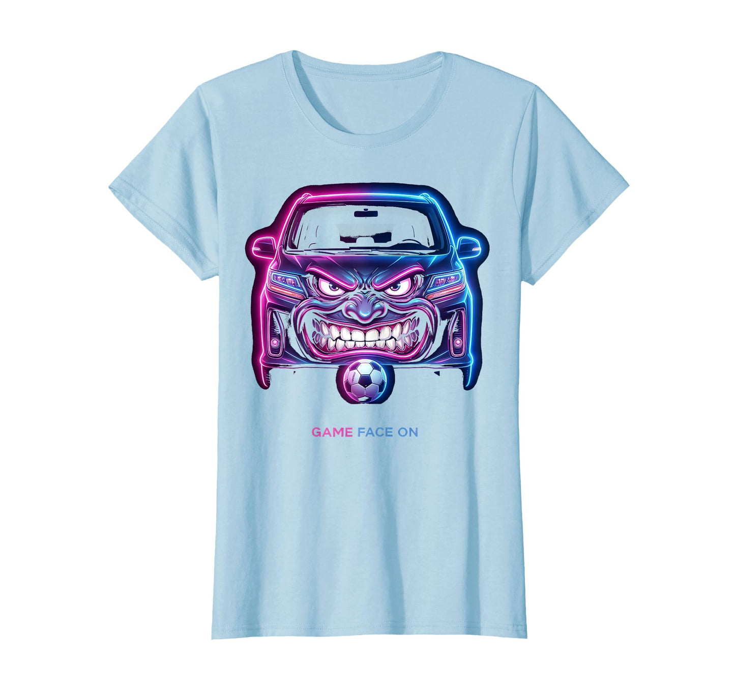 Game Face Soccer Mom T-Shirt - Custom Art Print Men Women - T-Shirt, Sweatshirt, Hoodie