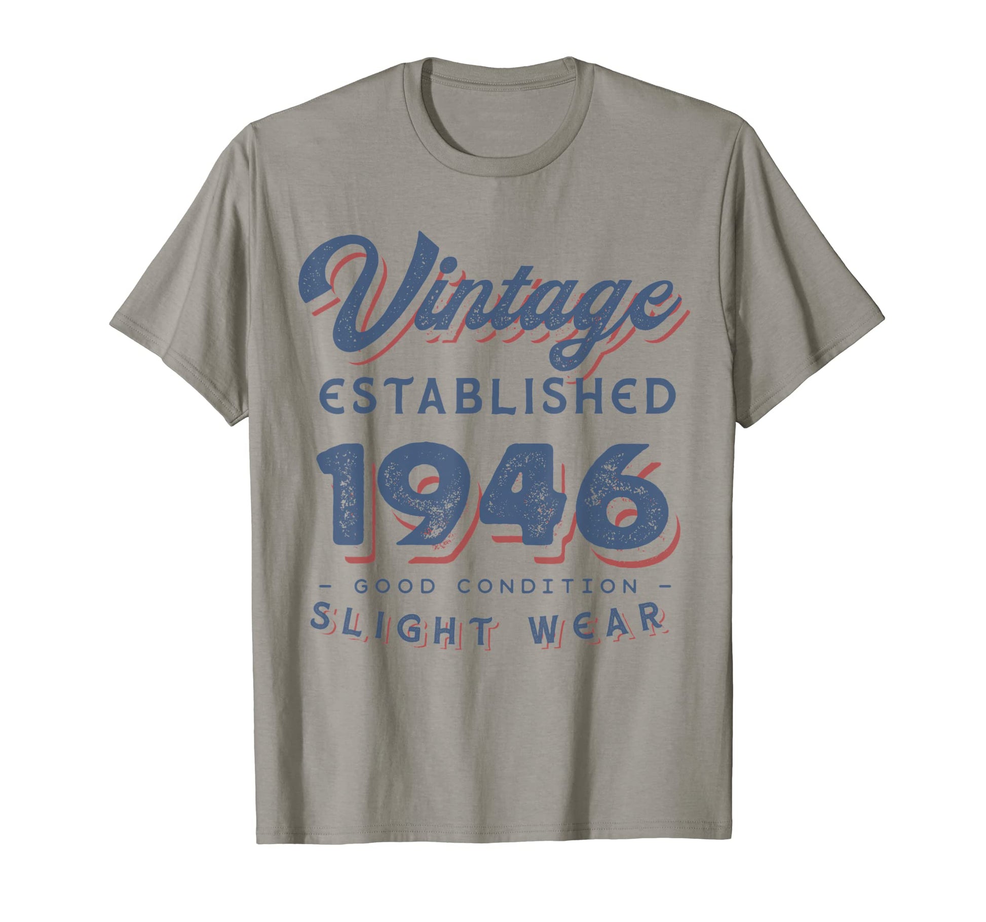 Established 1946 76Th Birthday Party T-Shirt - Fun Novelty Design Men Women - T-Shirt, Sweatshirt, Hoodie