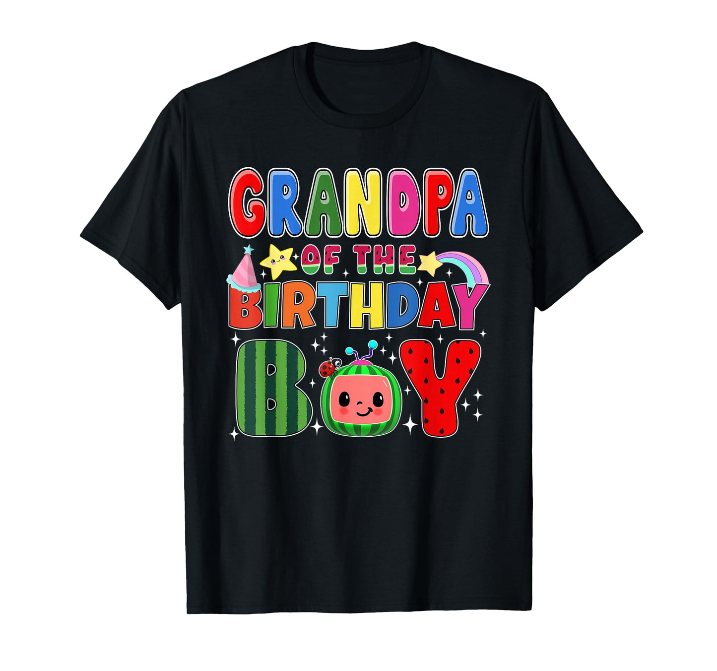 Grandpa Birthday Melon Family T-Shirt - Streetwear Style Men Women - T-Shirt, Sweatshirt, Hoodie