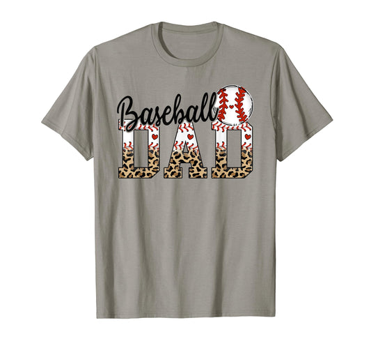 Baseball Dad Ballpark Dad Game Day T-Shirt - Custom Art Print Men Women - T-Shirt, Sweatshirt, Hoodie