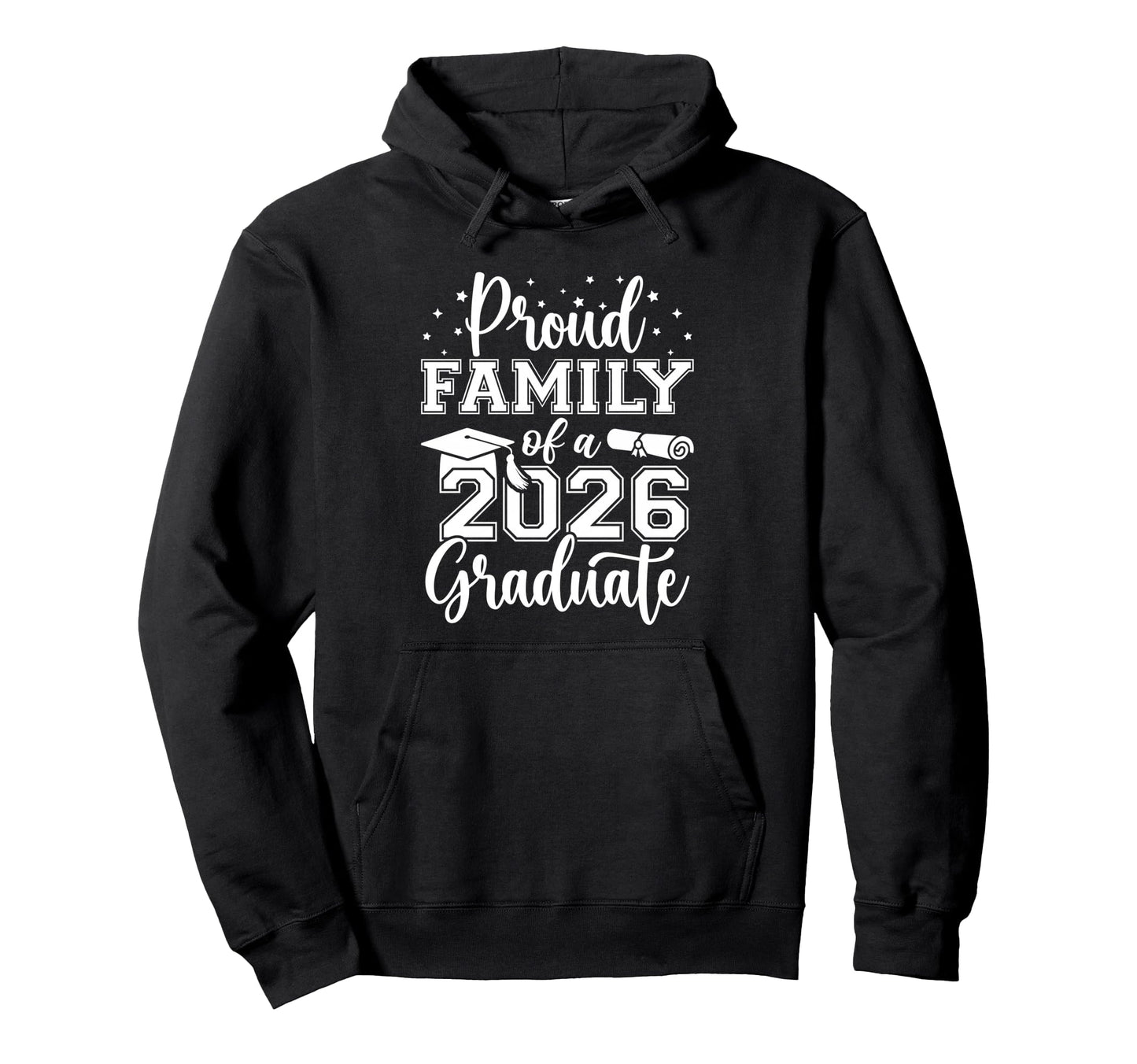 Proud Family Class 2026 Graduate Hoodie - Custom Art Print Men Women - T-Shirt, Sweatshirt, Hoodie