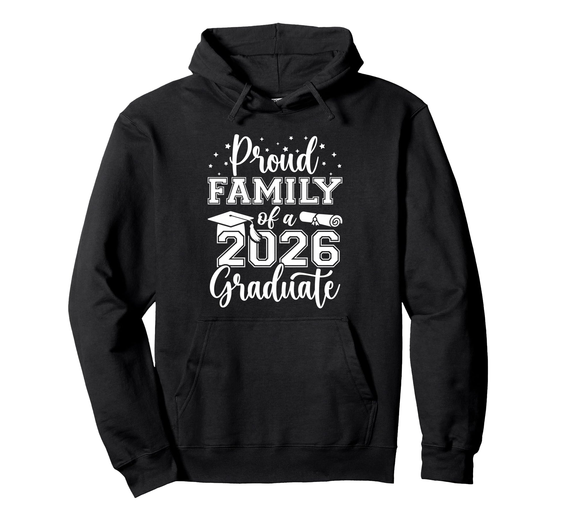 Proud Family Class 2026 Graduate Hoodie - Custom Art Print Men Women - T-Shirt, Sweatshirt, Hoodie