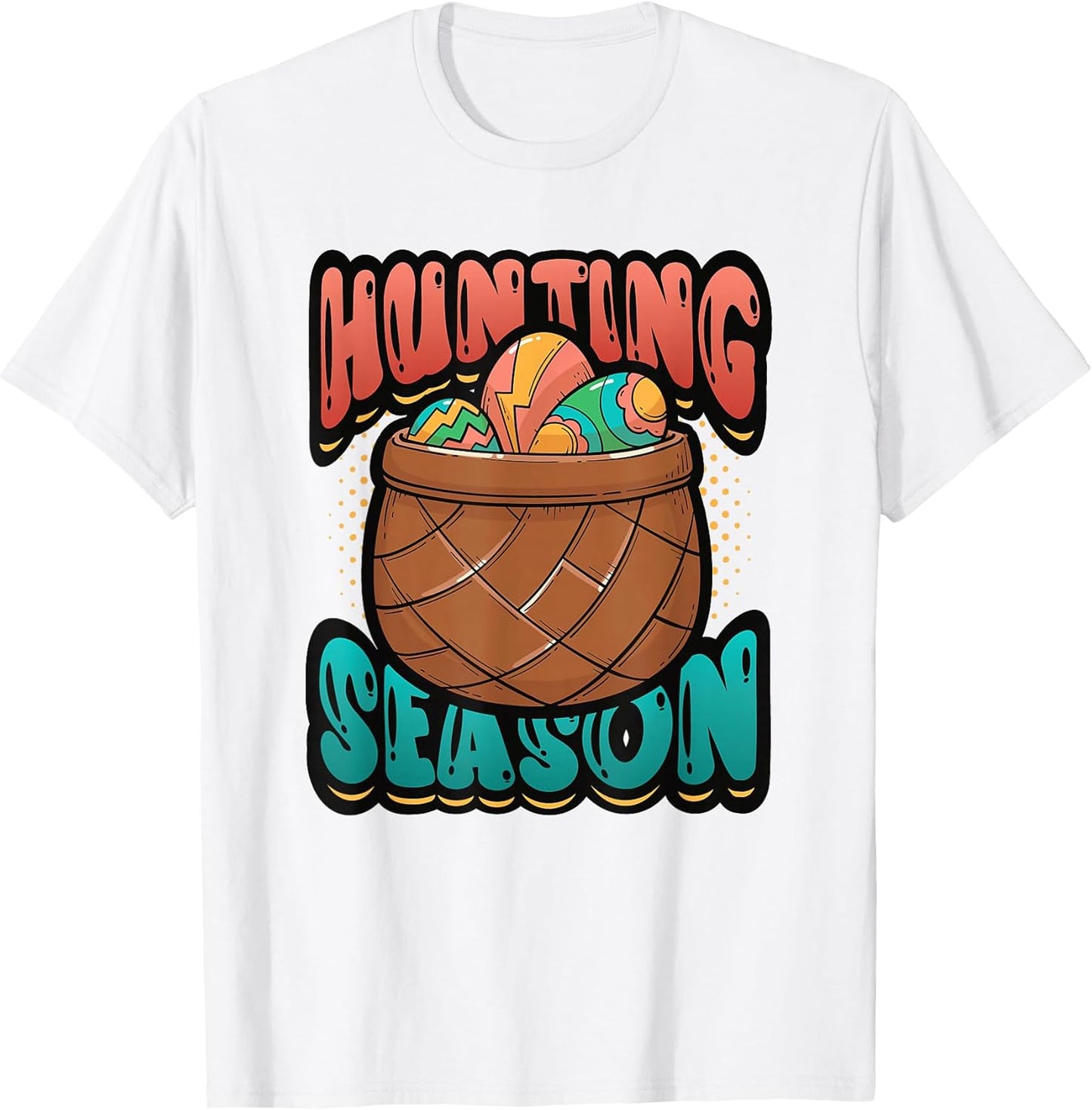 Happy Easter Egg Hunt Outfit Unisex T-shirt, Sweatshirt, Hoodie, Long Sleeve Tee - T-Shirt, Sweatshirt, Hoodie