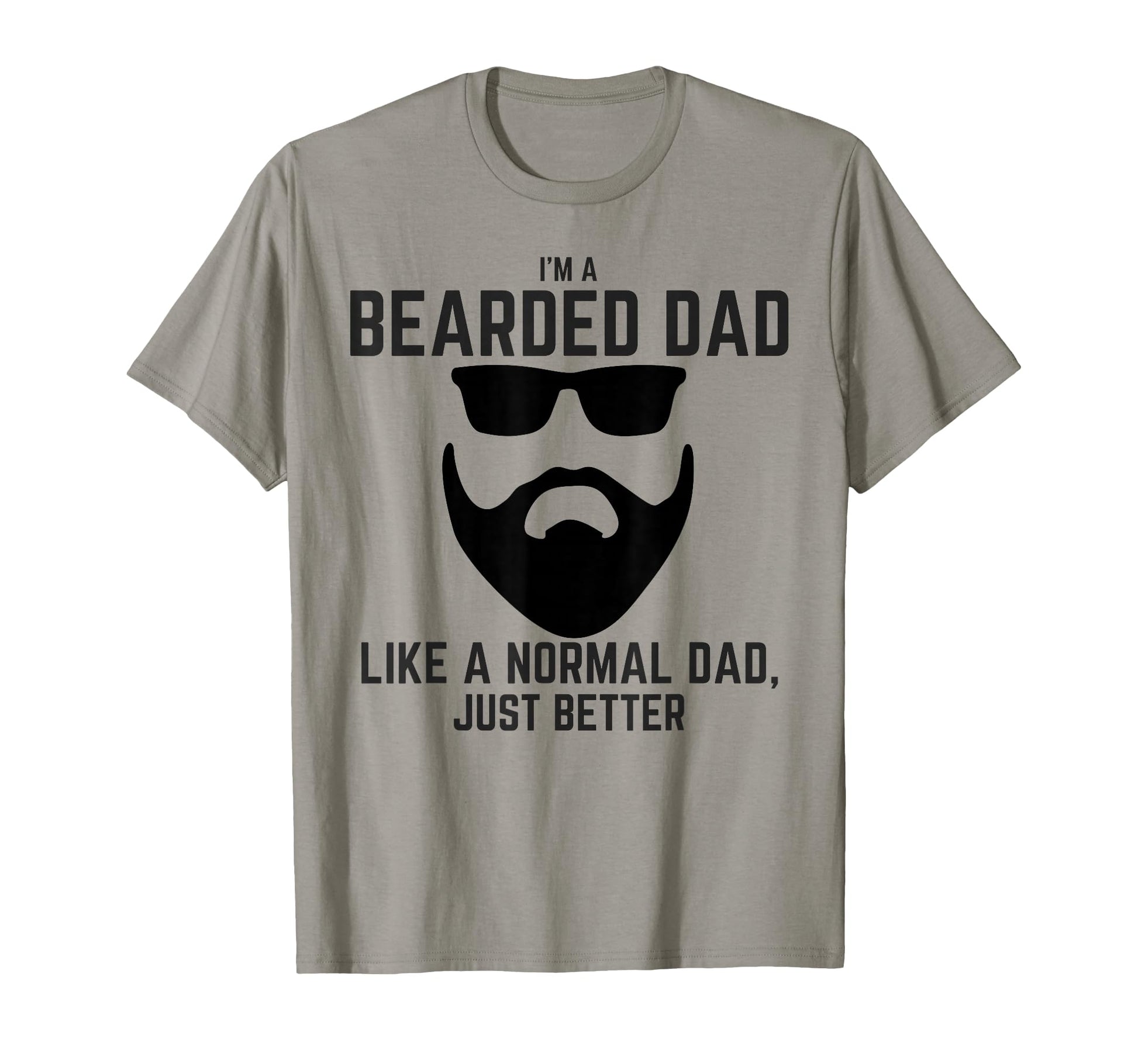 Bearded Dad Mens Beard Funny Superhero T-Shirt - Custom Art Print Unisex - T-Shirt, Sweatshirt, Hoodie