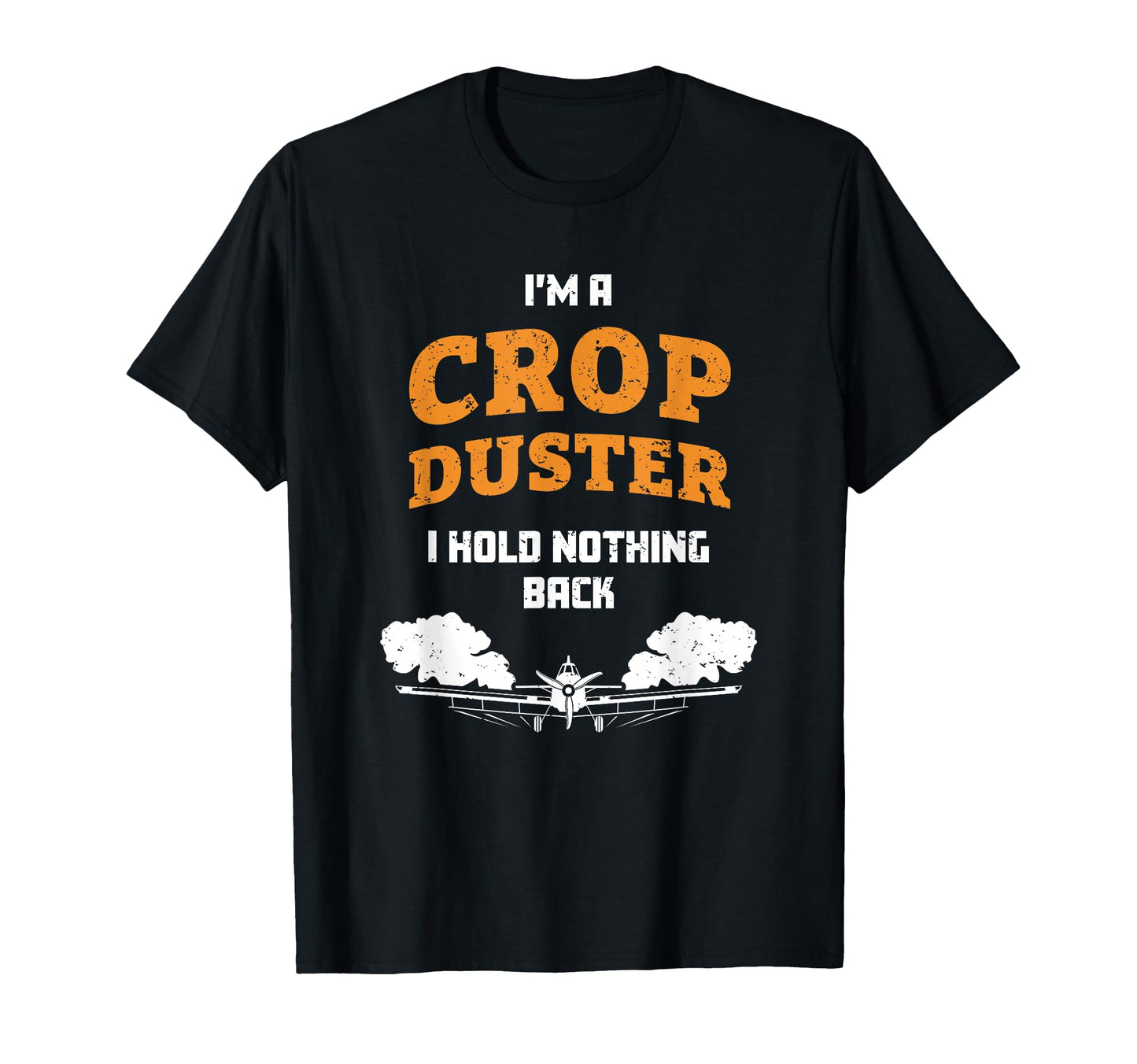 Duster Plane Cropdusting Co Mens Crop T-Shirt - Custom Art Print Men Women - T-Shirt, Sweatshirt, Hoodie