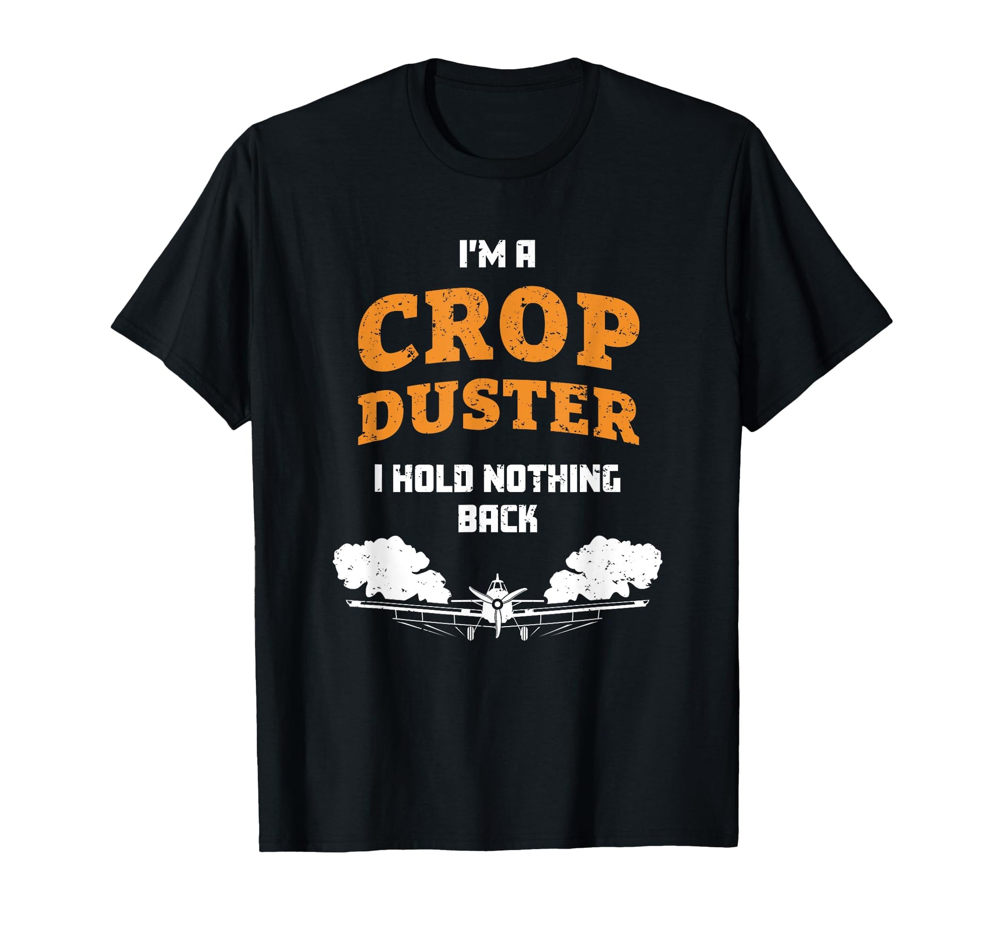 Duster Plane Cropdusting Co Mens Crop T-Shirt - Custom Art Print Men Women - T-Shirt, Sweatshirt, Hoodie
