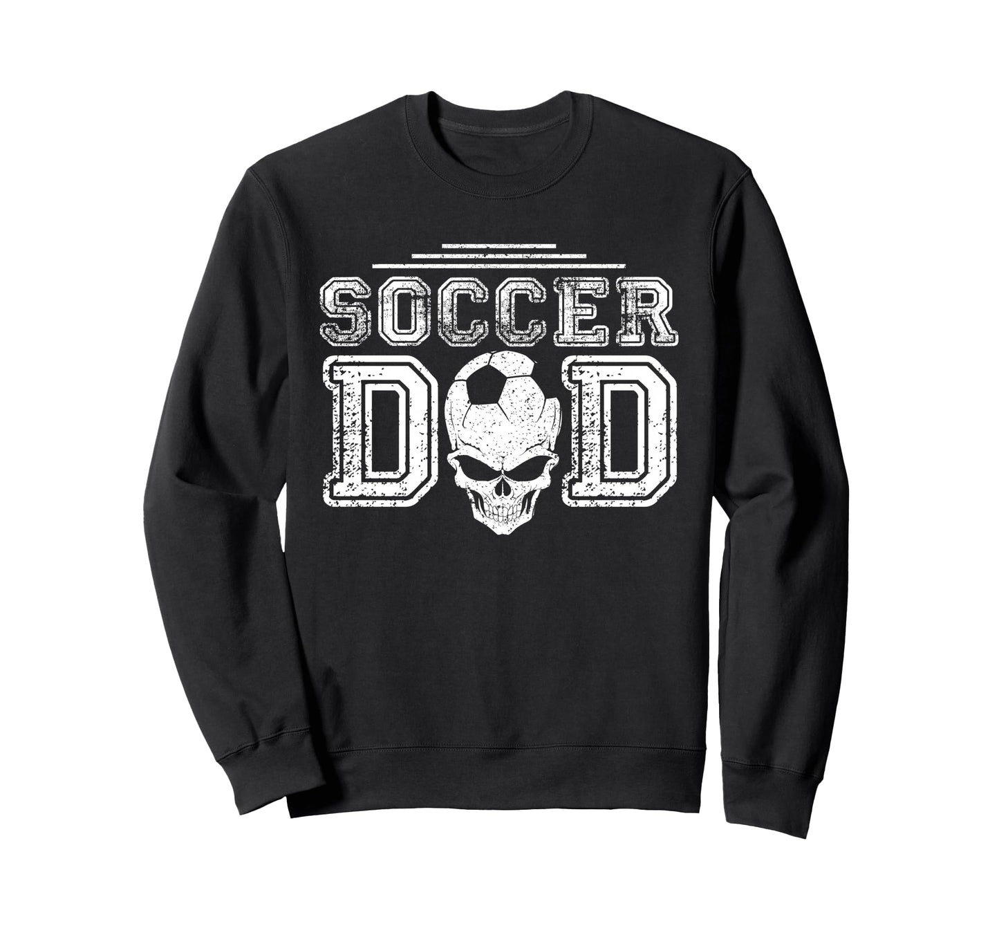 Soccer Dad Skull Soccer Player Funny Sweatshirt - Custom Art Print Unisex - T-Shirt, Sweatshirt, Hoodie