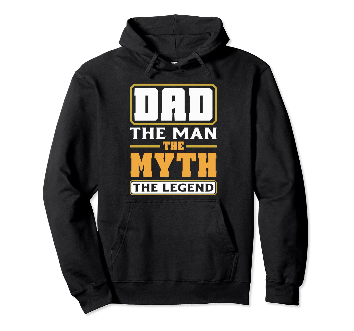 Myth Legend Papa Funny Dad Hoodie - Graphic Print Men Women - T-Shirt, Sweatshirt, Hoodie