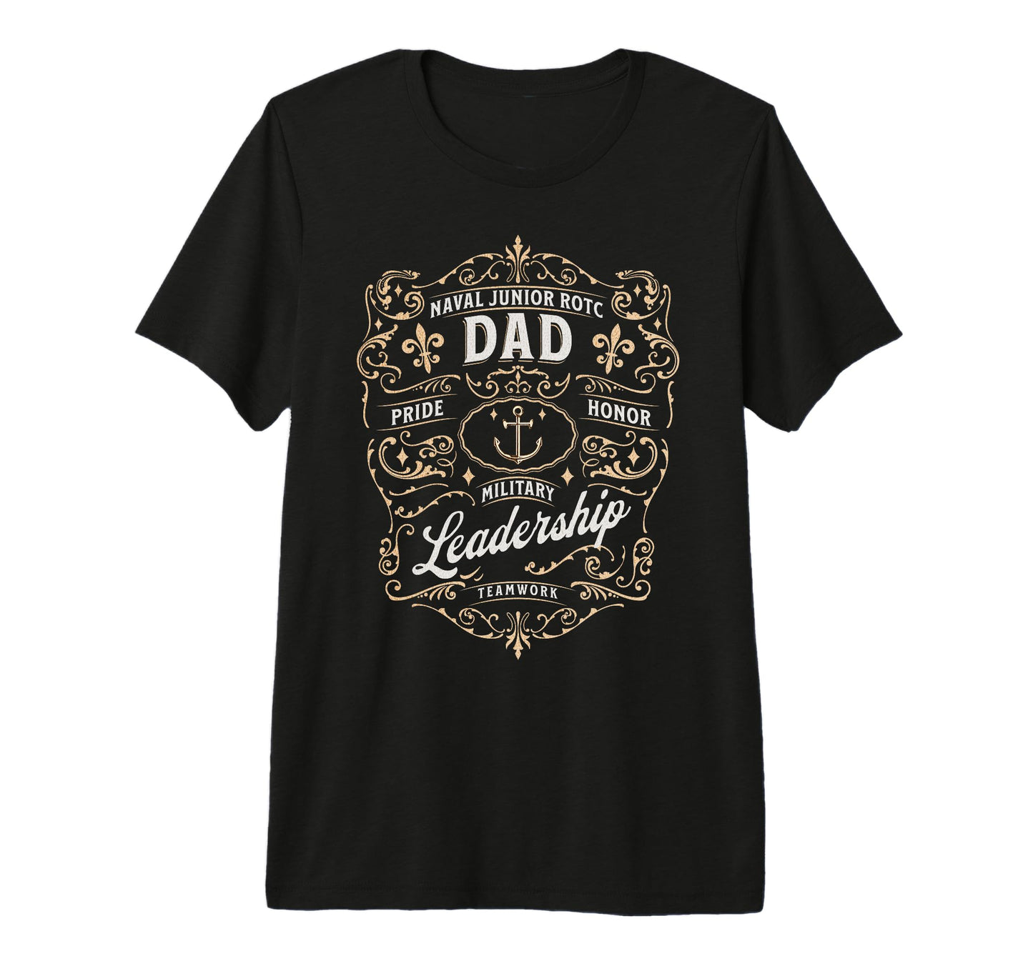 Mens Naval Junior Rotc Dad Mens T-Shirt - Trendy Graphic for Adults - T-Shirt, Sweatshirt, Hoodie
