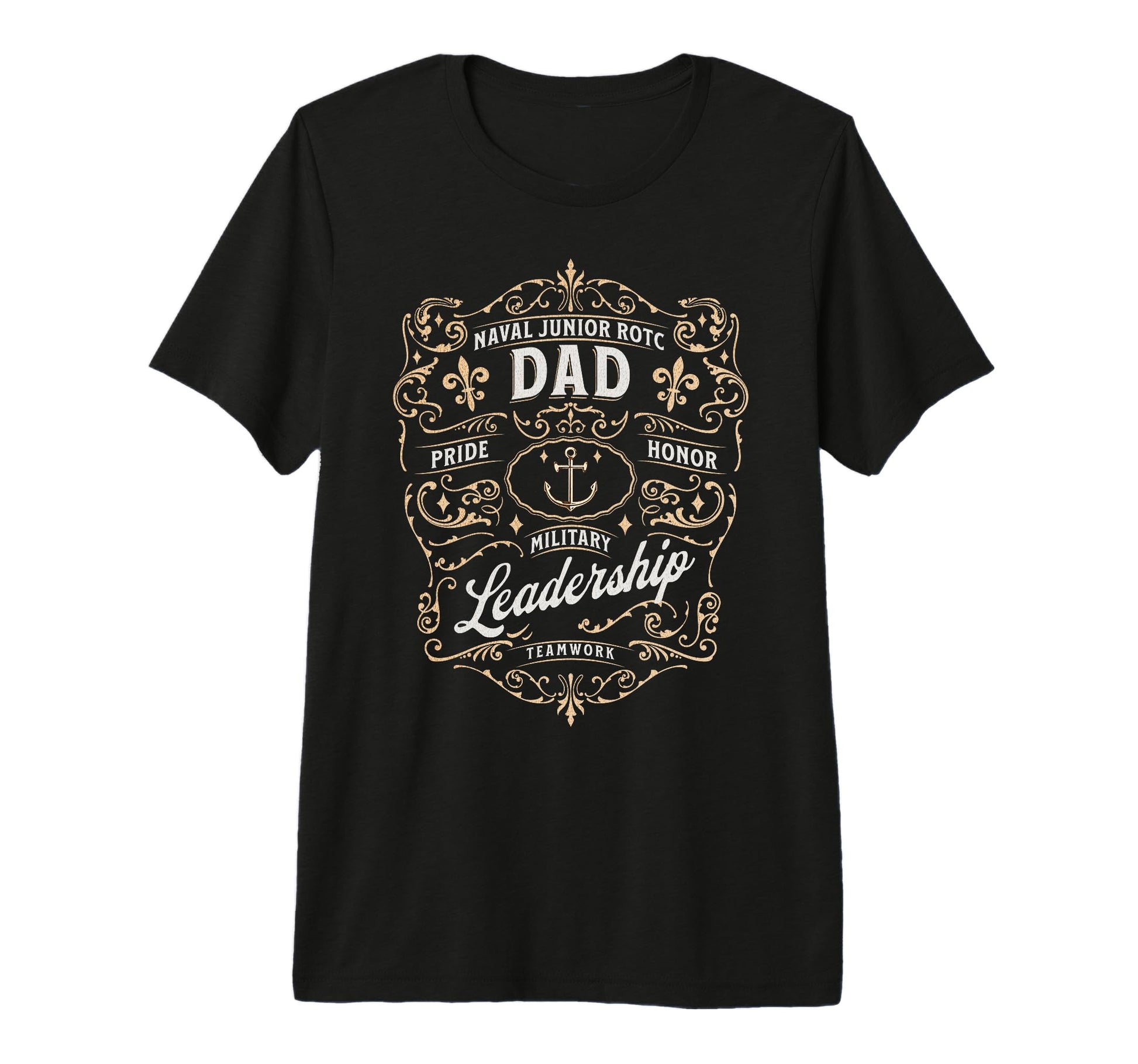 Mens Naval Junior Rotc Dad Mens T-Shirt - Trendy Graphic for Adults - T-Shirt, Sweatshirt, Hoodie