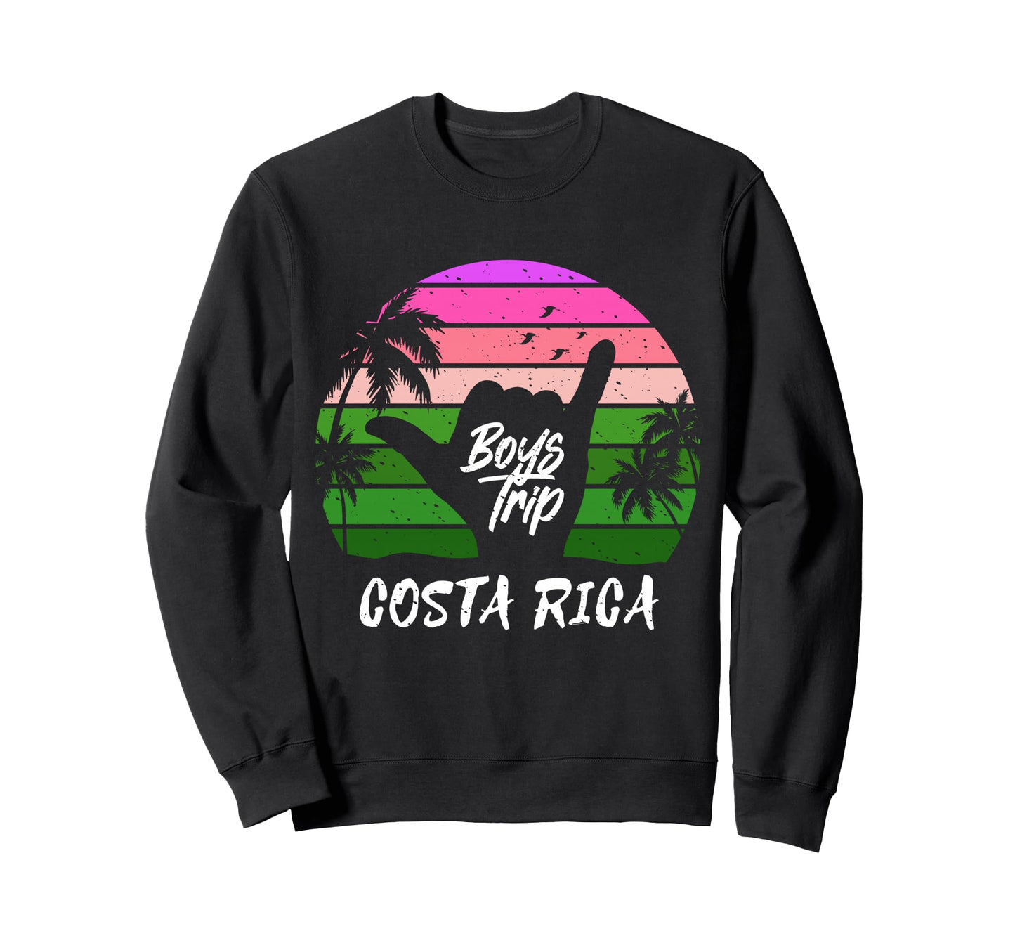 Costa Rica Guys Trip Matching Sweatshirt - Aesthetic Graphic for Adults - T-Shirt, Sweatshirt, Hoodie