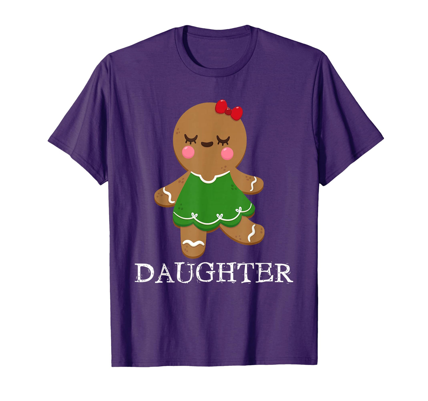 Gingerbread Daughter Matching Pajamas T-Shirt - Novelty Apparel Unisex - T-Shirt, Sweatshirt, Hoodie