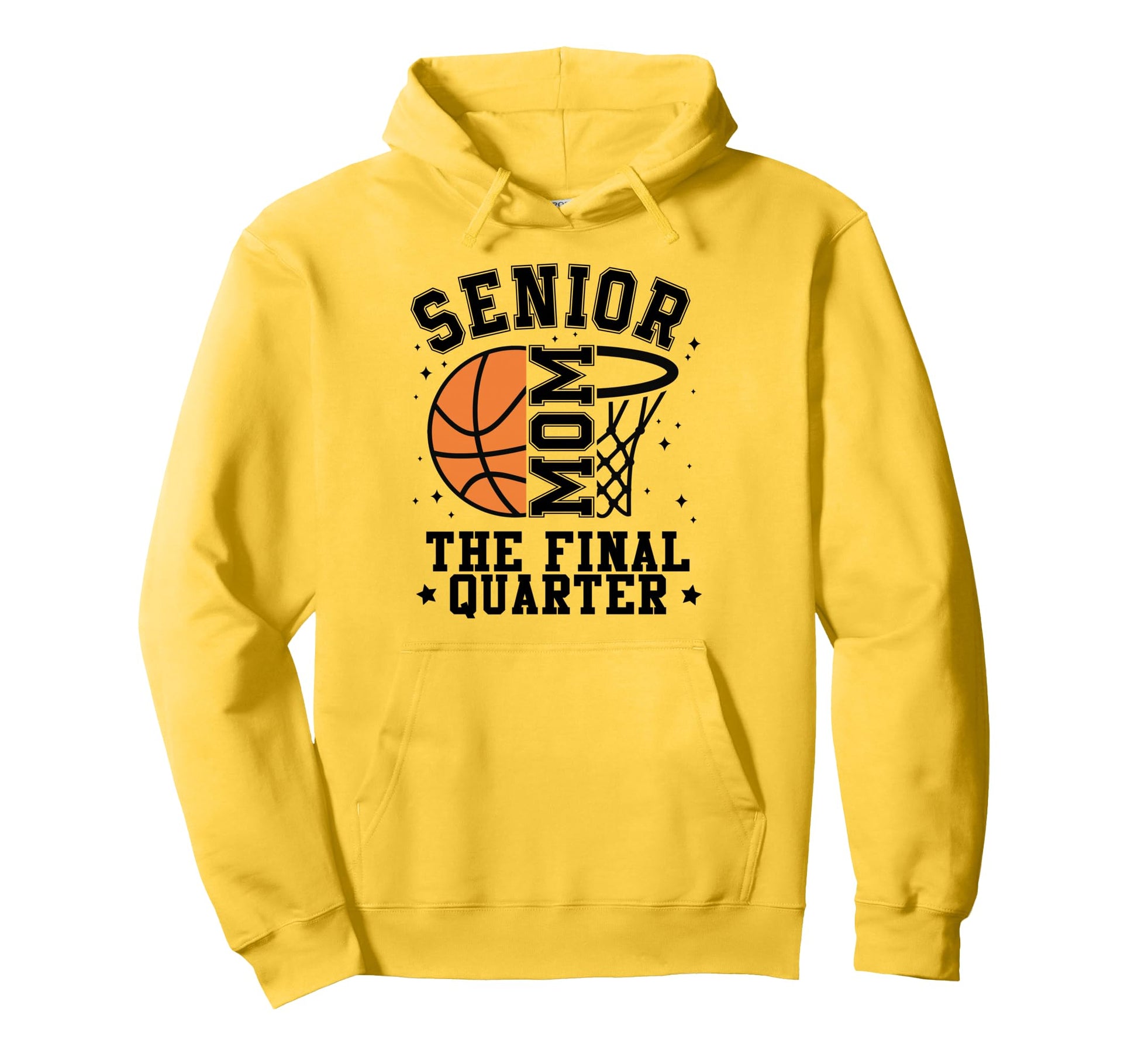 Senior Basketball Mom 2026 Final Quarter Hoodie - Trendy Graphic Unisex - T-Shirt, Sweatshirt, Hoodie