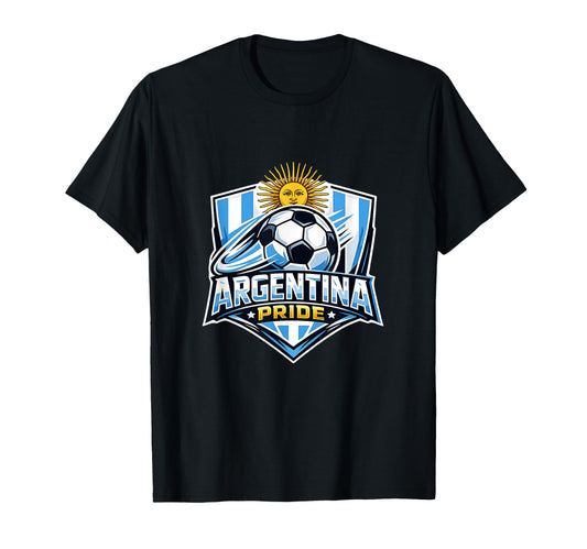 Argentina Pride Soccer Fan Minimal T-Shirt - Fun Novelty Design Men Women - T-Shirt, Sweatshirt, Hoodie