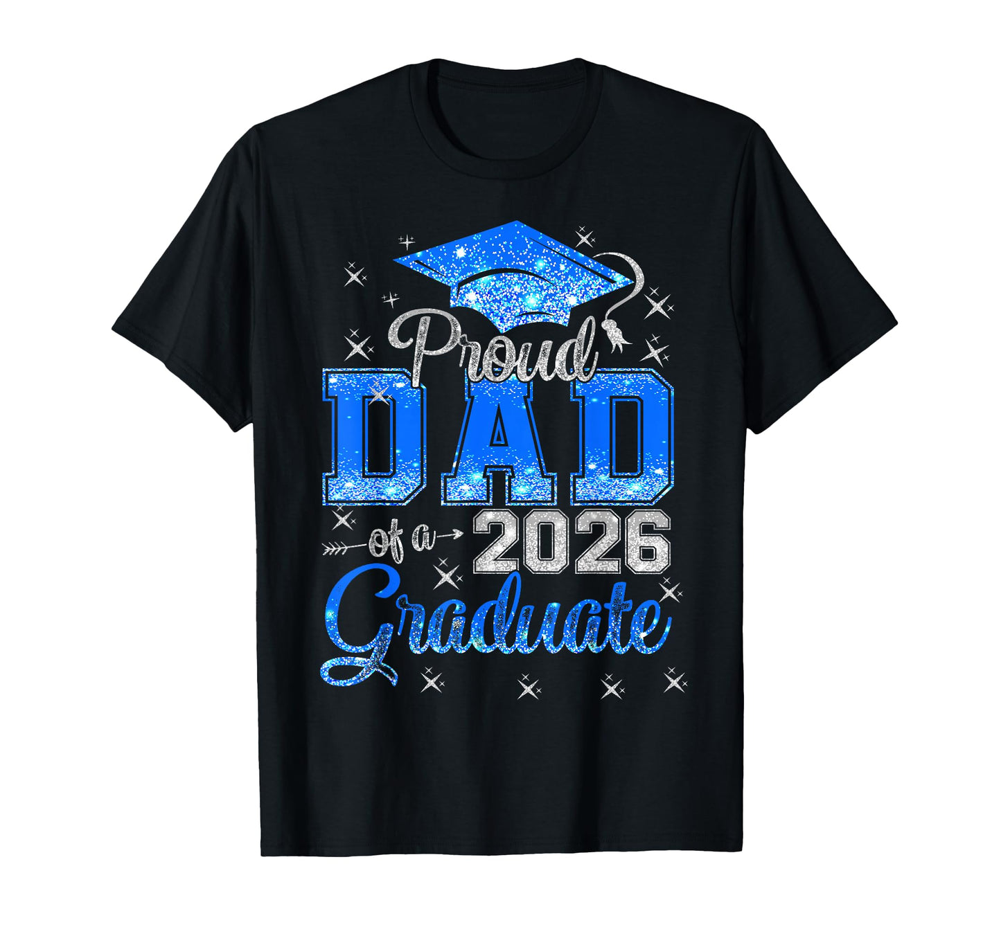 Super Proud Dad 2026 Graduate T-Shirt - Minimalist Print for Adults - T-Shirt, Sweatshirt, Hoodie