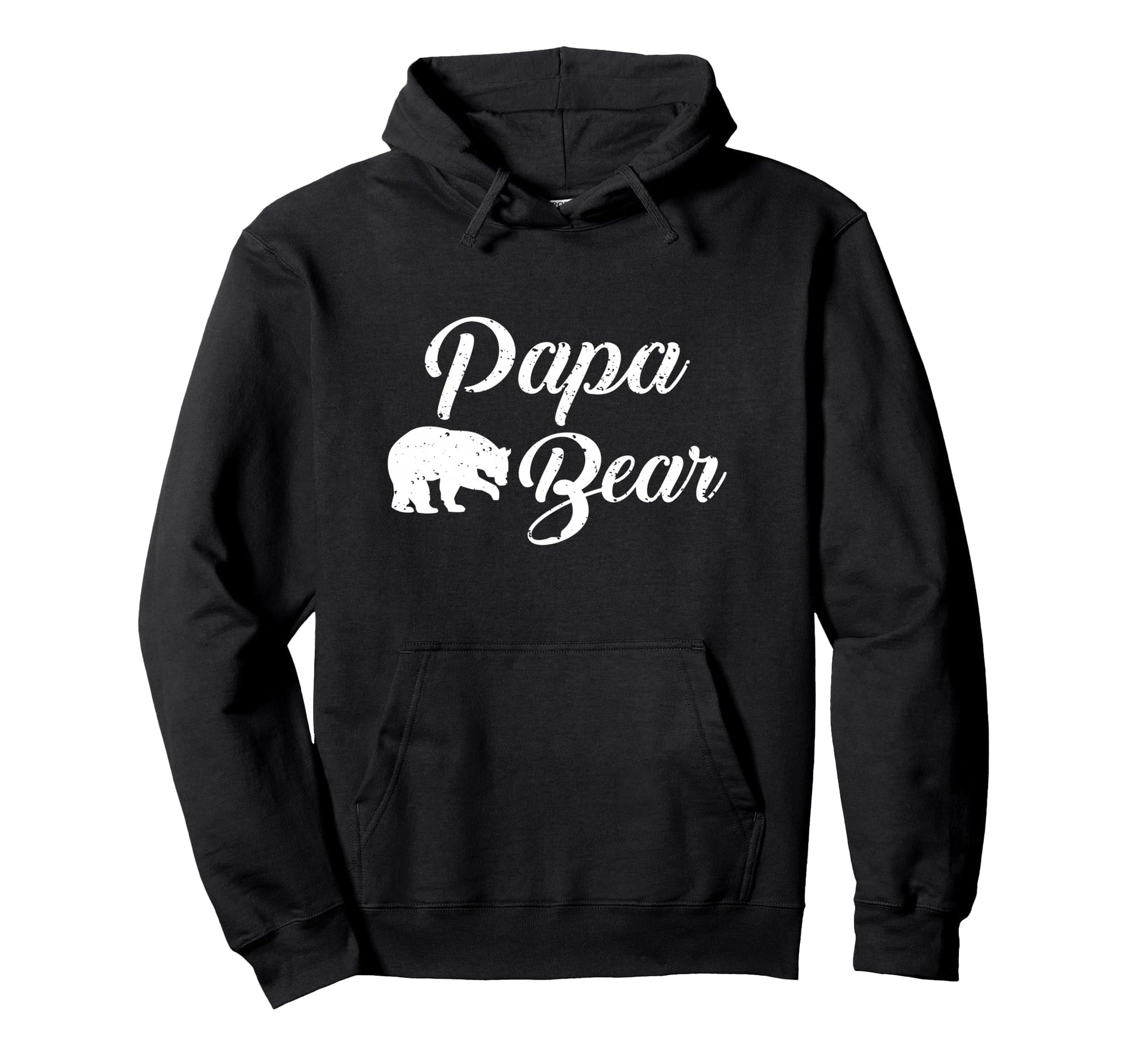 Beary Loving Family Papa Bear Grey Hoodie - Novelty Apparel for Adults - T-Shirt, Sweatshirt, Hoodie