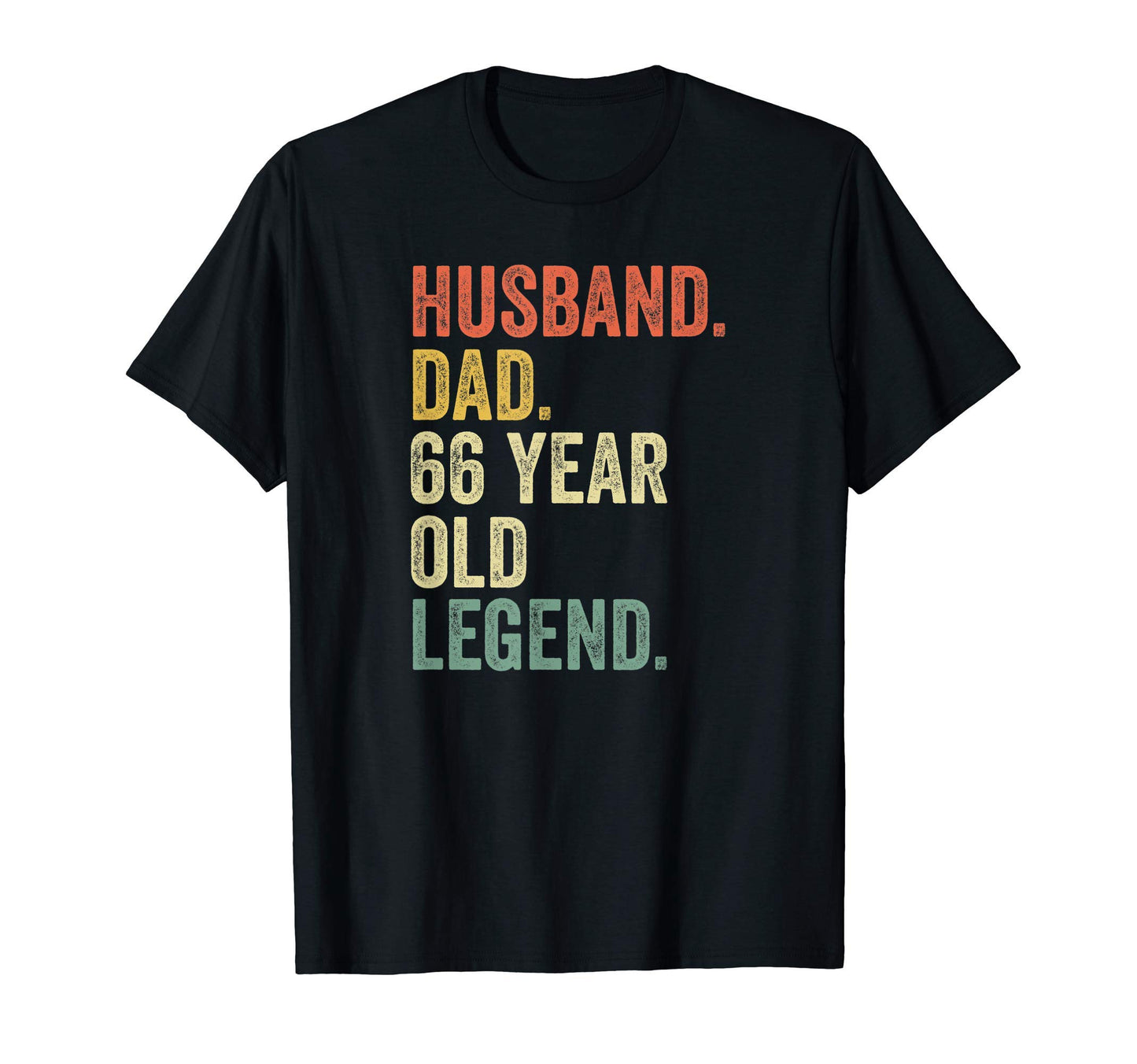 Mens Funny 66Th Birthday Shirts Gifts T-Shirt - Minimalist Print Unisex - T-Shirt, Sweatshirt, Hoodie