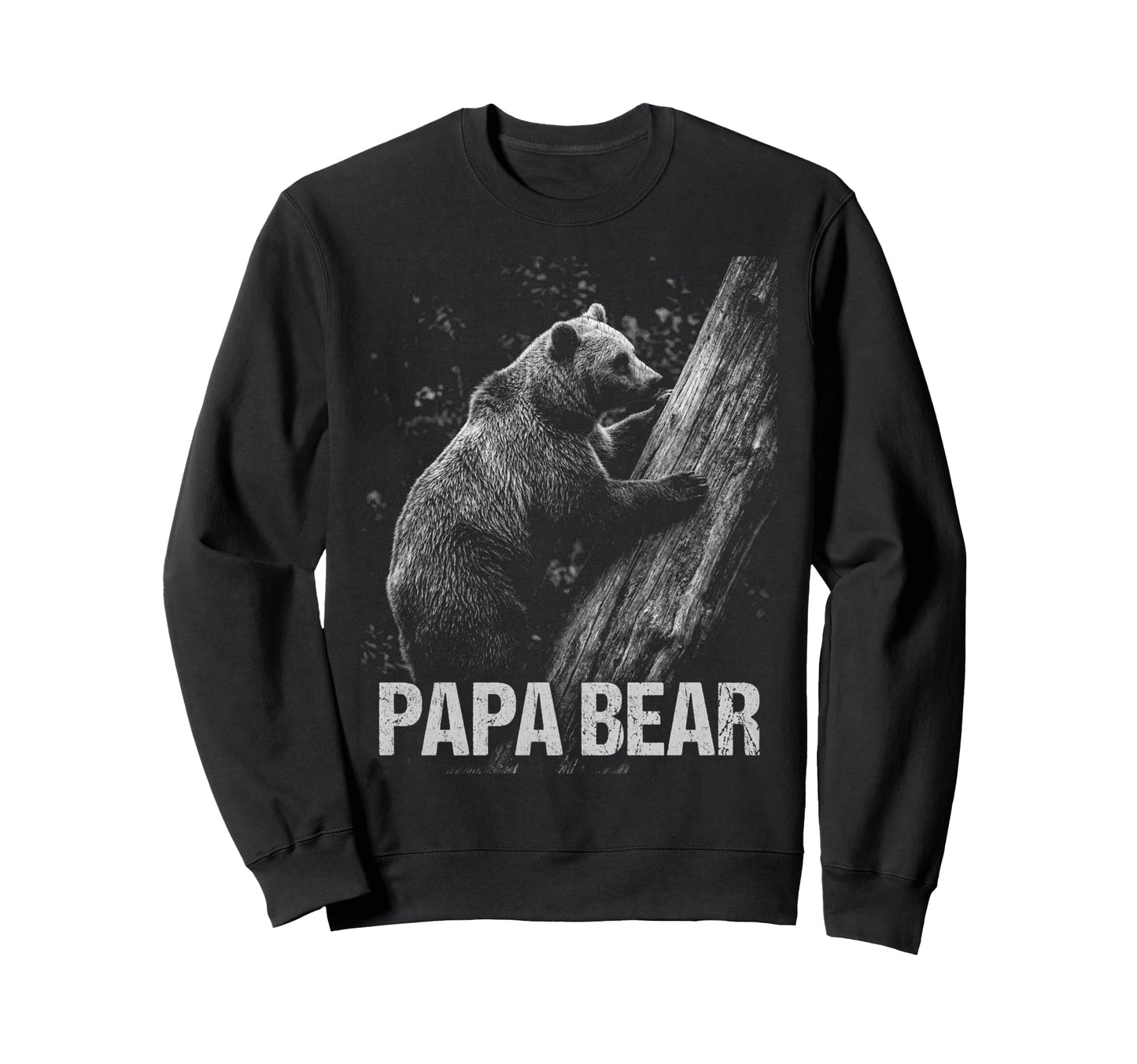 Papa Bear Family Matching Dad Sweatshirt - Graphic Print for Adults - T-Shirt, Sweatshirt, Hoodie