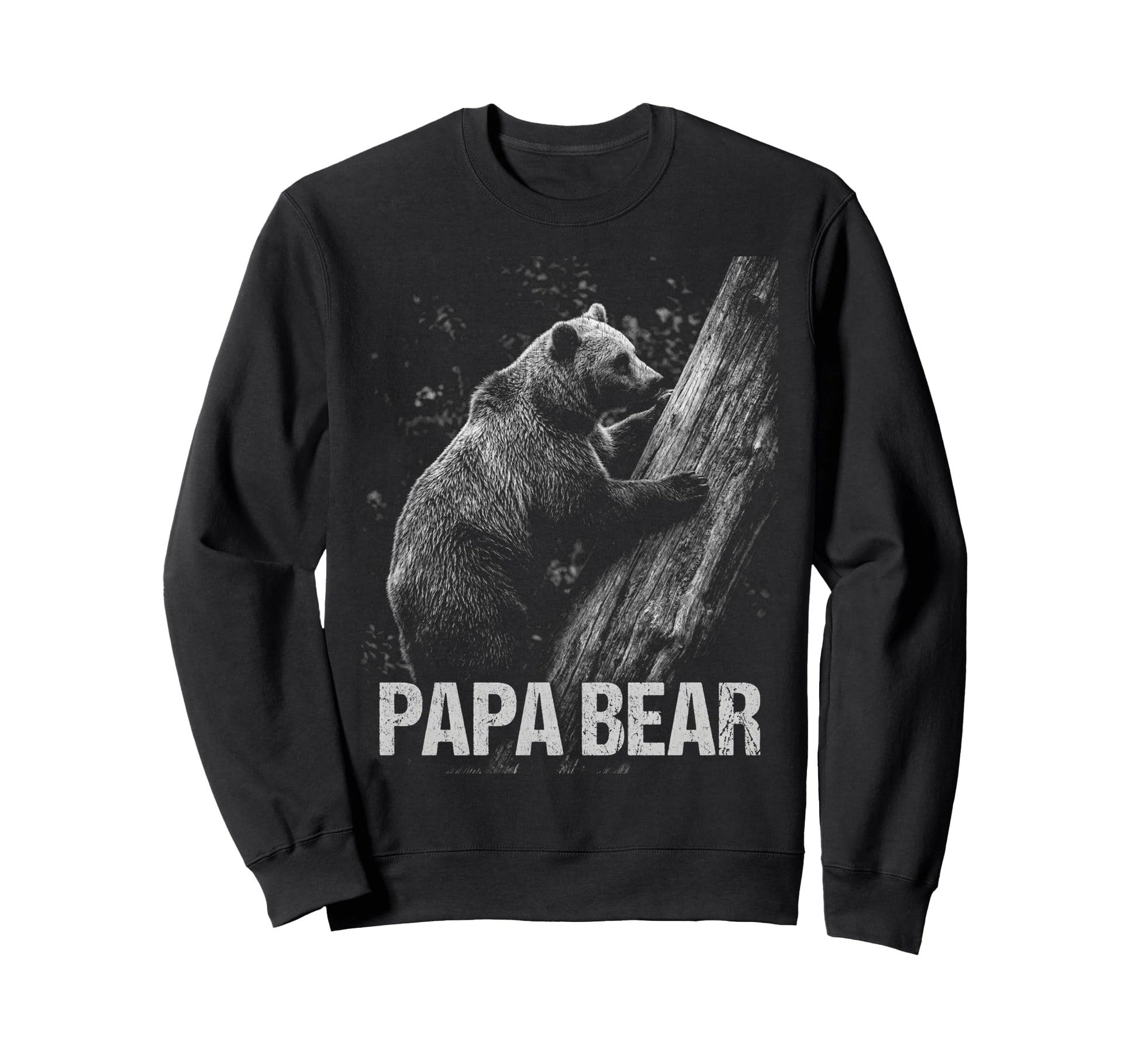 Papa Bear Family Matching Dad Sweatshirt - Graphic Print for Adults - T-Shirt, Sweatshirt, Hoodie