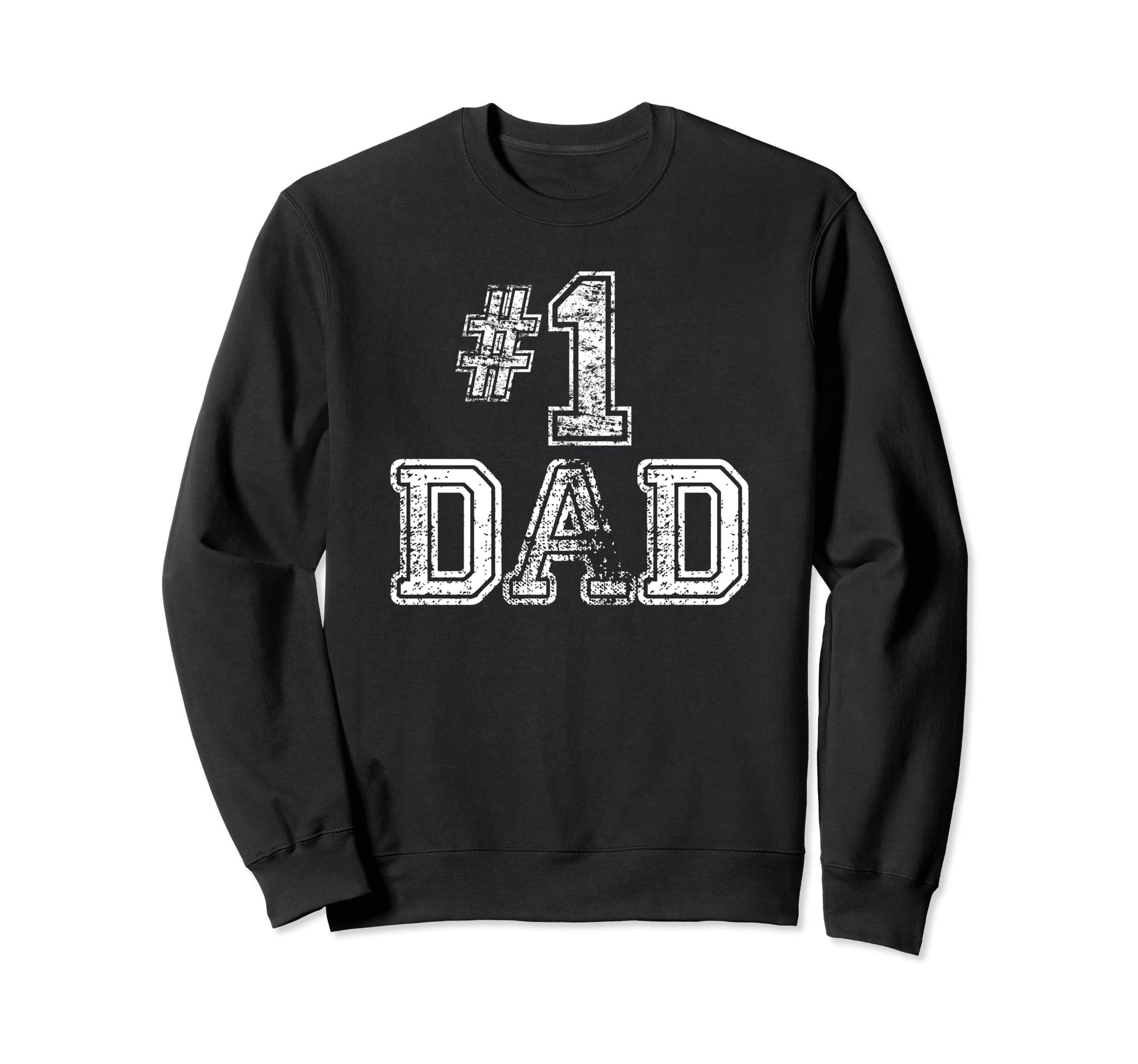 1 Dad Number One Sports Jersey Sweatshirt - Unique Graphic for Adults - T-Shirt, Sweatshirt, Hoodie