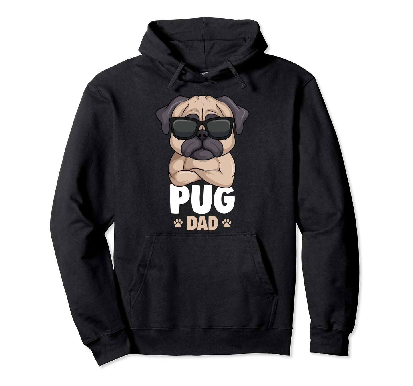Pug Dad Gift Ideas T-Shirt - Minimalist Print Men Women - T-Shirt, Sweatshirt, Hoodie