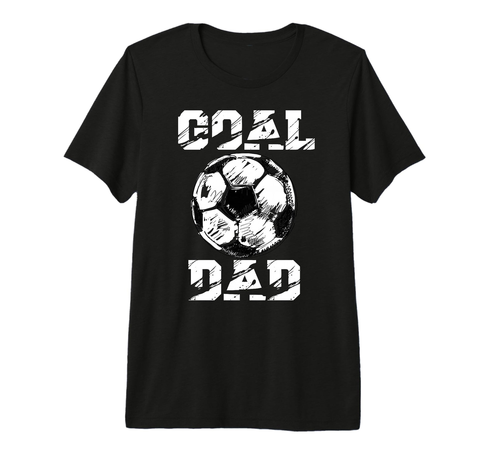 Mens Goal Dad Funny Football Dad Soccer T-Shirt - Unique Graphic Unisex - T-Shirt, Sweatshirt, Hoodie