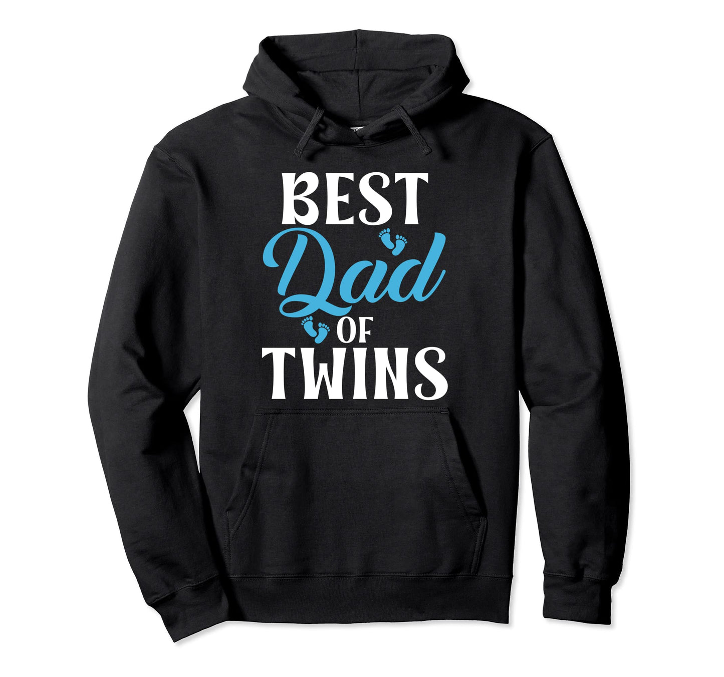 Best Dad Twins Dad Hoodie - Novelty Apparel for Adults - T-Shirt, Sweatshirt, Hoodie