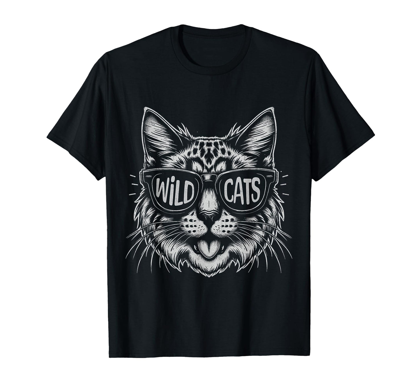Wildcats Name Styles Cats Lovers Animal T-Shirt - Graphic Print for Adults - T-Shirt, Sweatshirt, Hoodie