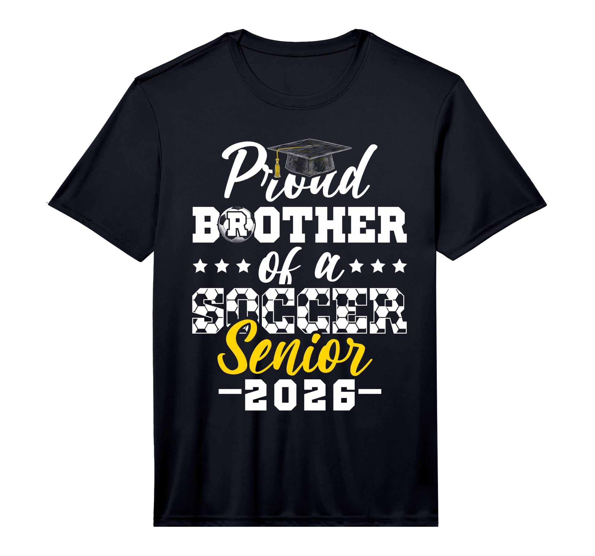 Proud Brother Soccer Senior 2026 T-Shirt - Streetwear Style for Adults - T-Shirt, Sweatshirt, Hoodie