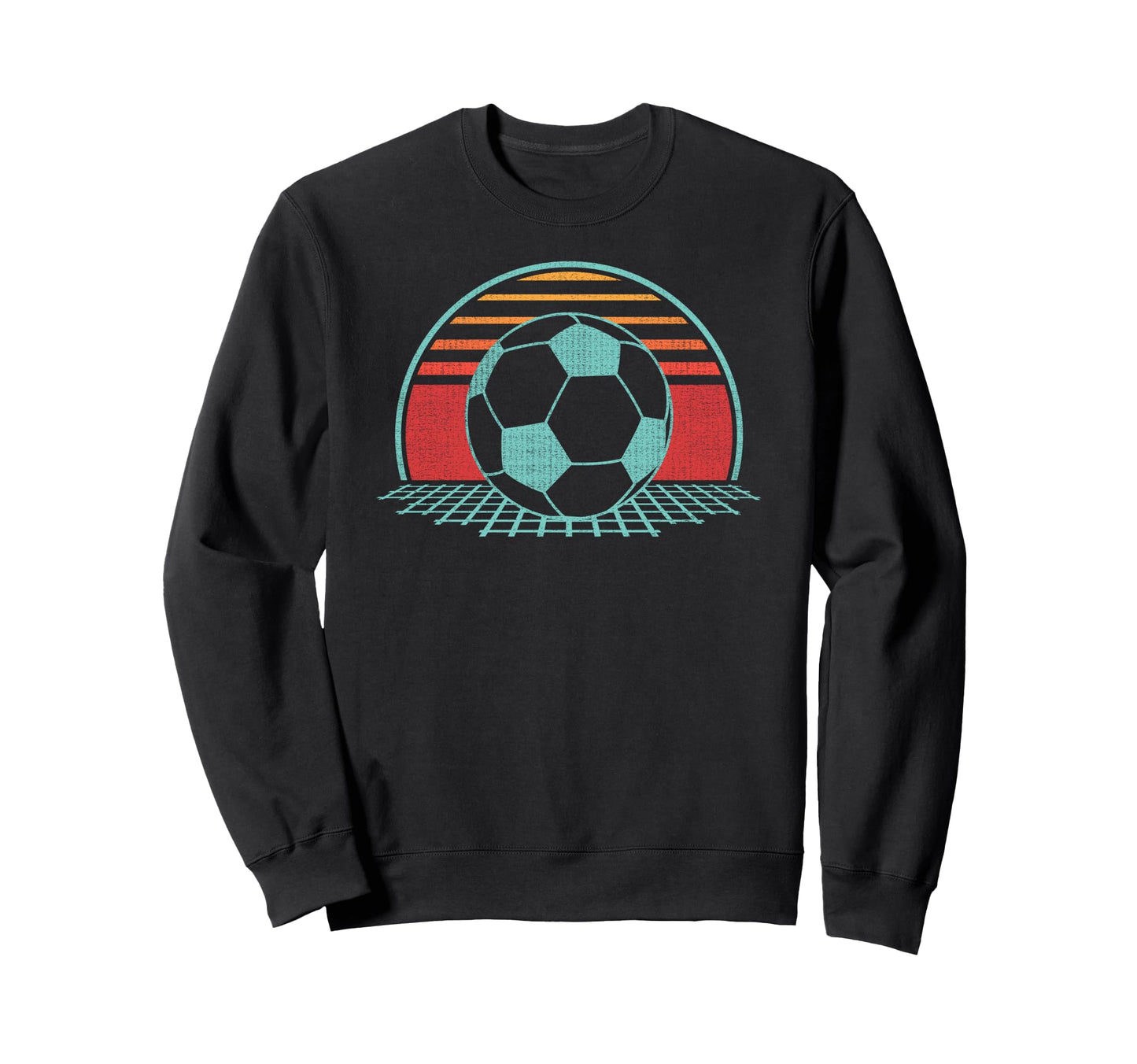 Soccer Ball 80S Soccer Player Sweatshirt - Unique Graphic Men Women - T-Shirt, Sweatshirt, Hoodie