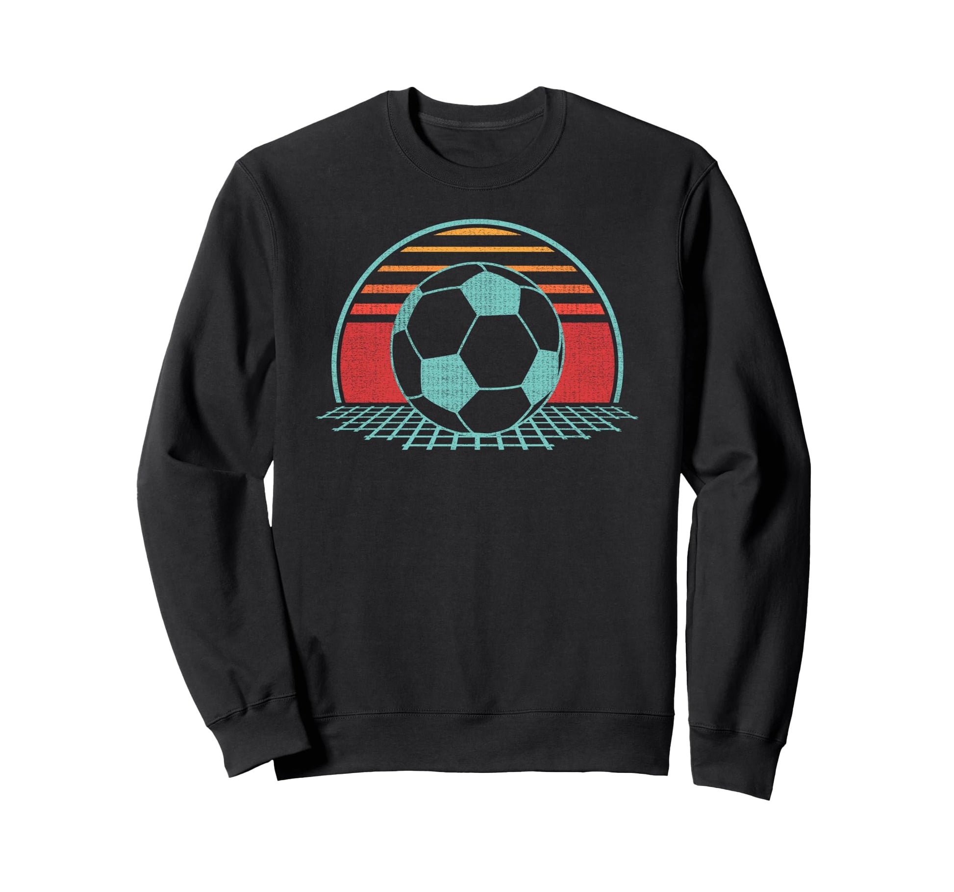 Soccer Ball 80S Soccer Player Sweatshirt - Unique Graphic Men Women - T-Shirt, Sweatshirt, Hoodie