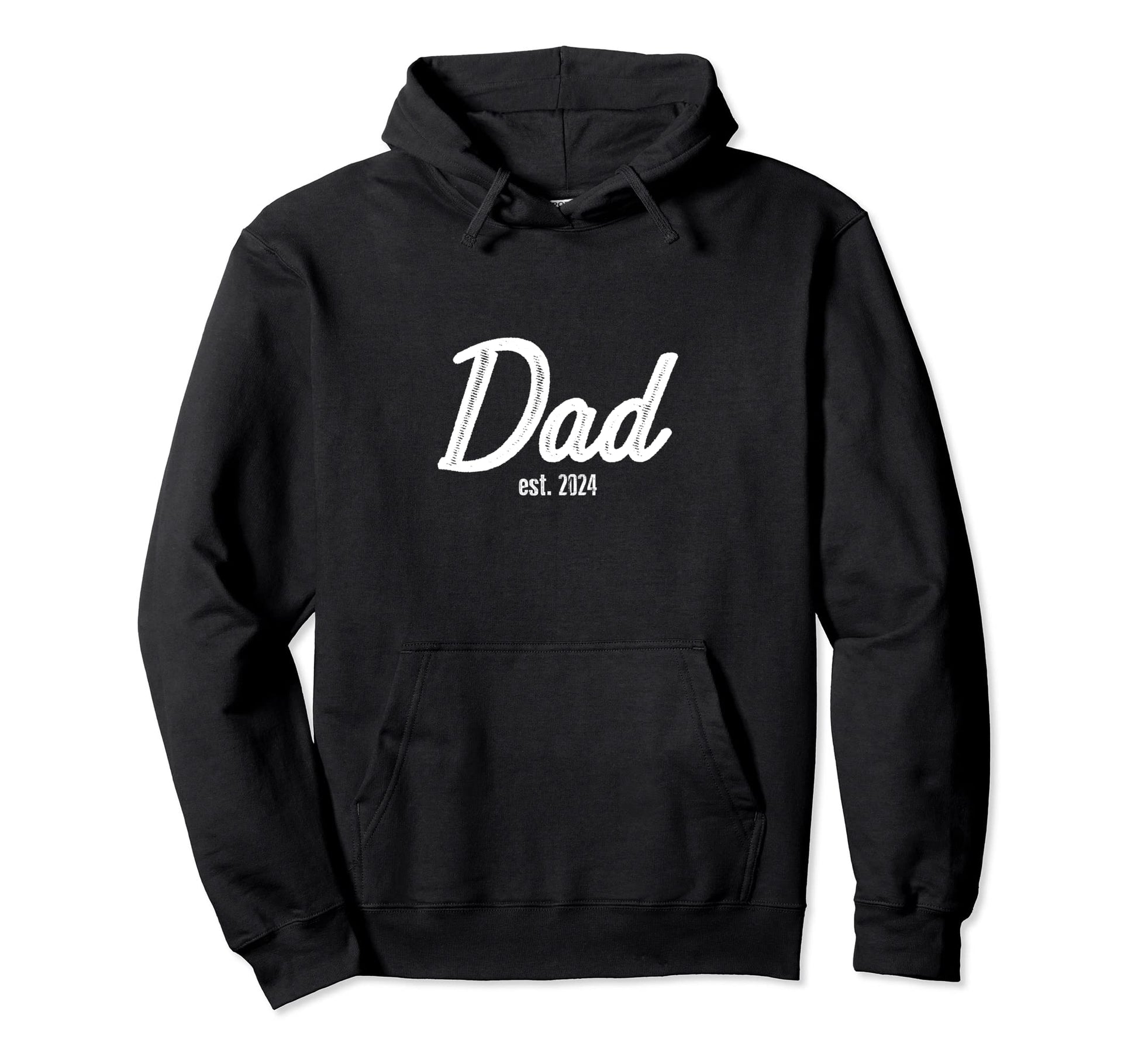 Dad Est 2024 Gift Dad Expectant Father Hoodie - Trendy Graphic for Adults - T-Shirt, Sweatshirt, Hoodie