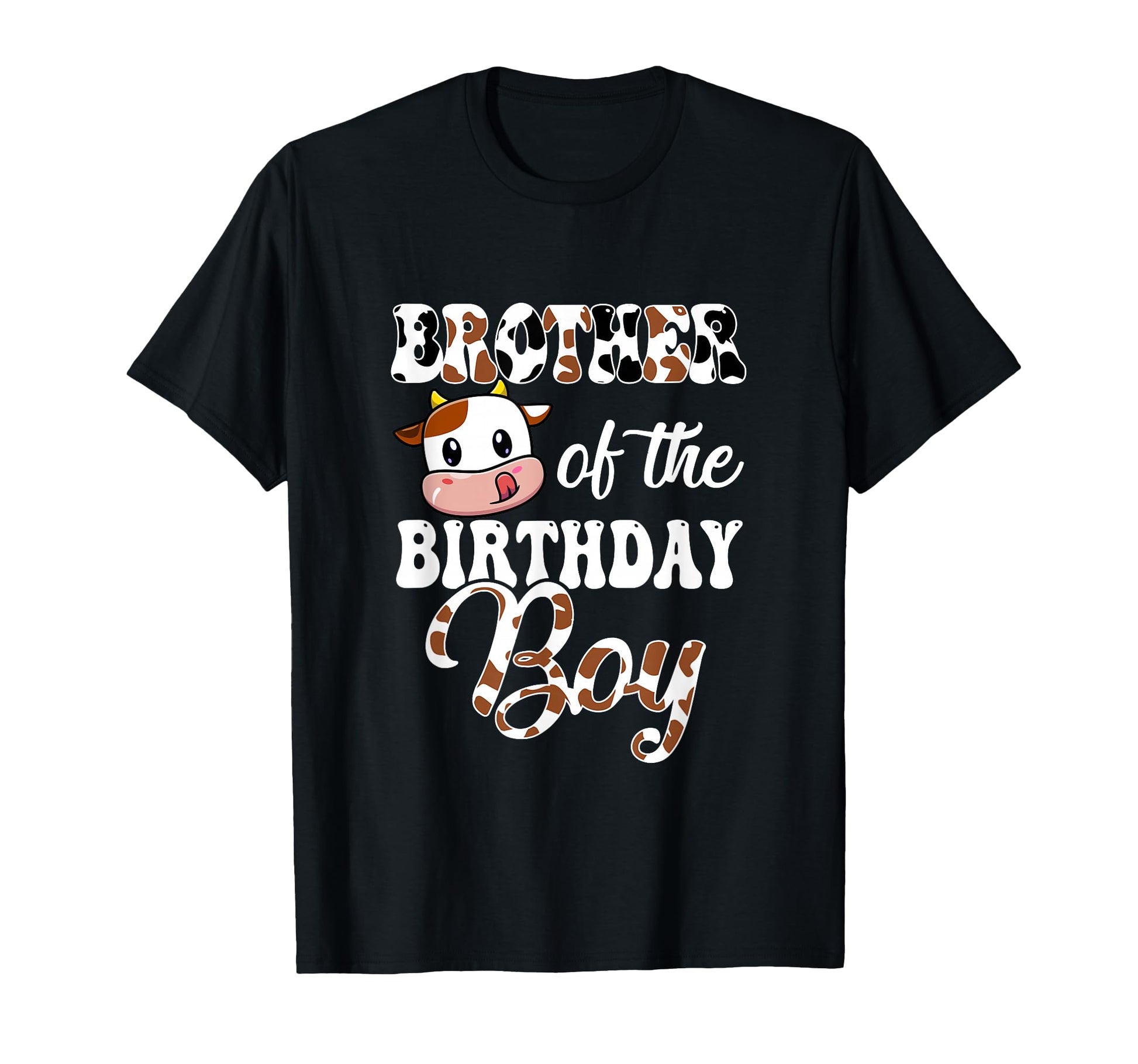 Brother Birthday Cow Farm 1St Birthday T-Shirt - Unique Graphic for Adults - T-Shirt, Sweatshirt, Hoodie