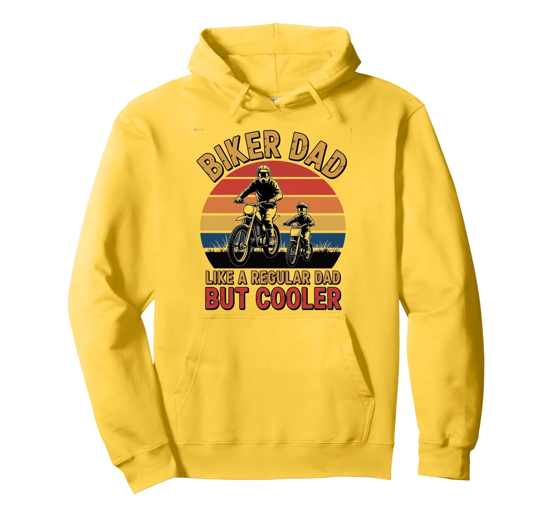 Biker Dad Motorcycle Funny Bike Motocross Hoodie - Aesthetic Graphic Unisex - T-Shirt, Sweatshirt, Hoodie