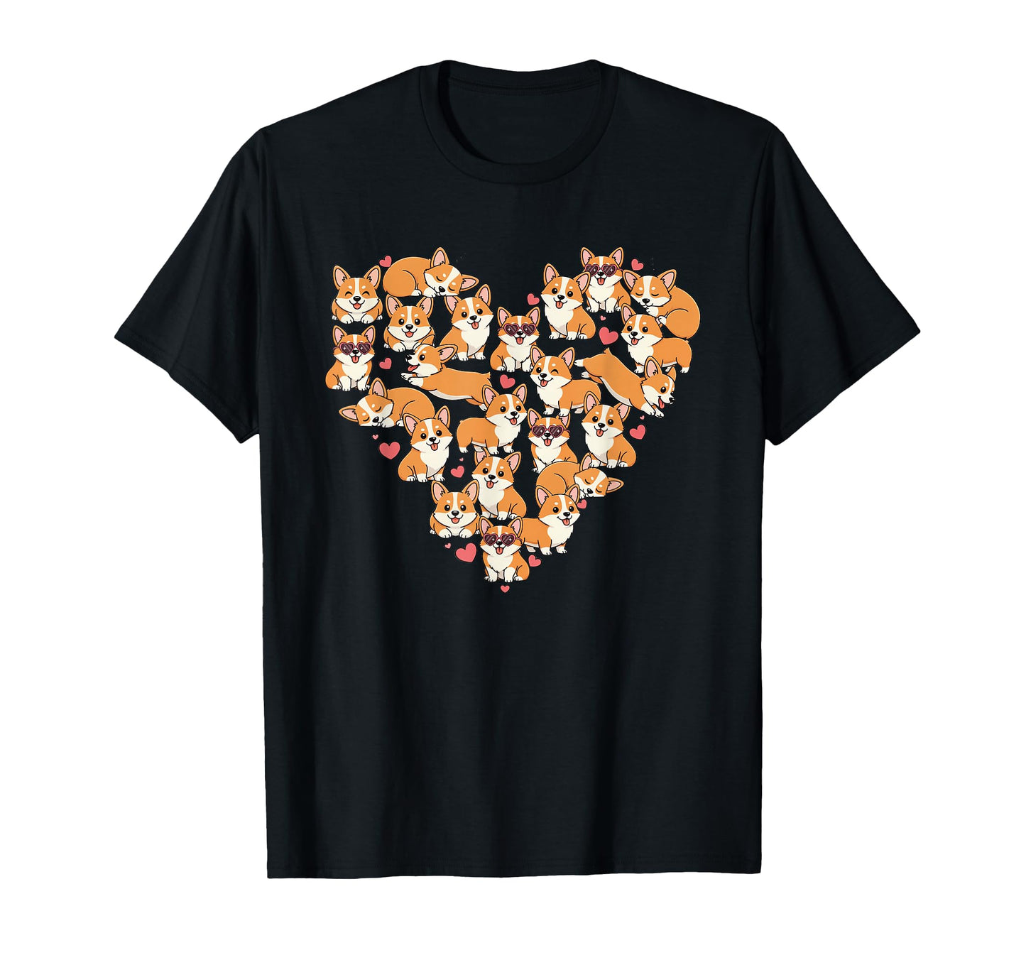 Womens Love Kawaii Valentines Day Heart T-Shirt - Trendy Graphic Men Women - T-Shirt, Sweatshirt, Hoodie