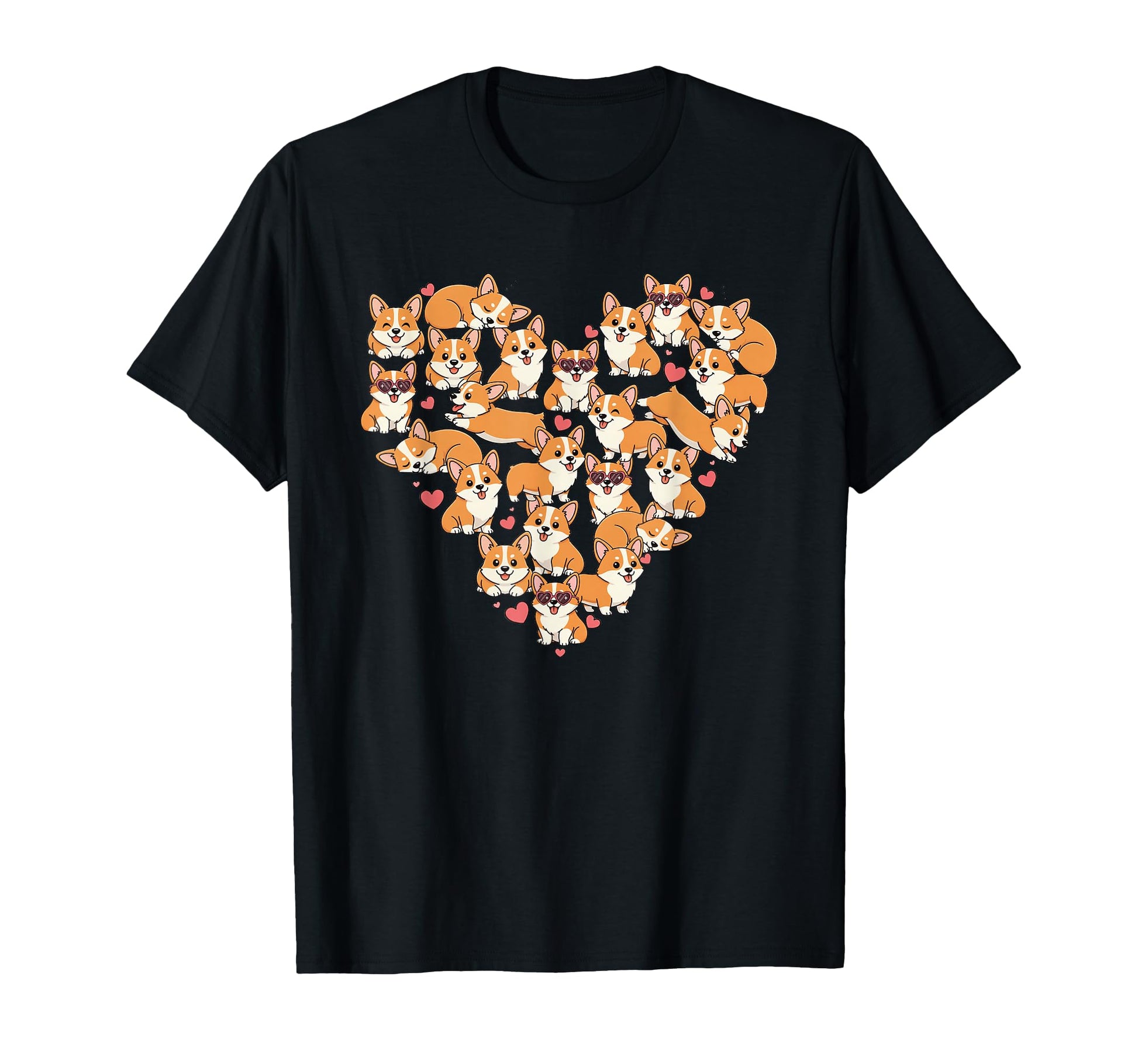 Womens Love Kawaii Valentines Day Heart T-Shirt - Trendy Graphic Men Women - T-Shirt, Sweatshirt, Hoodie