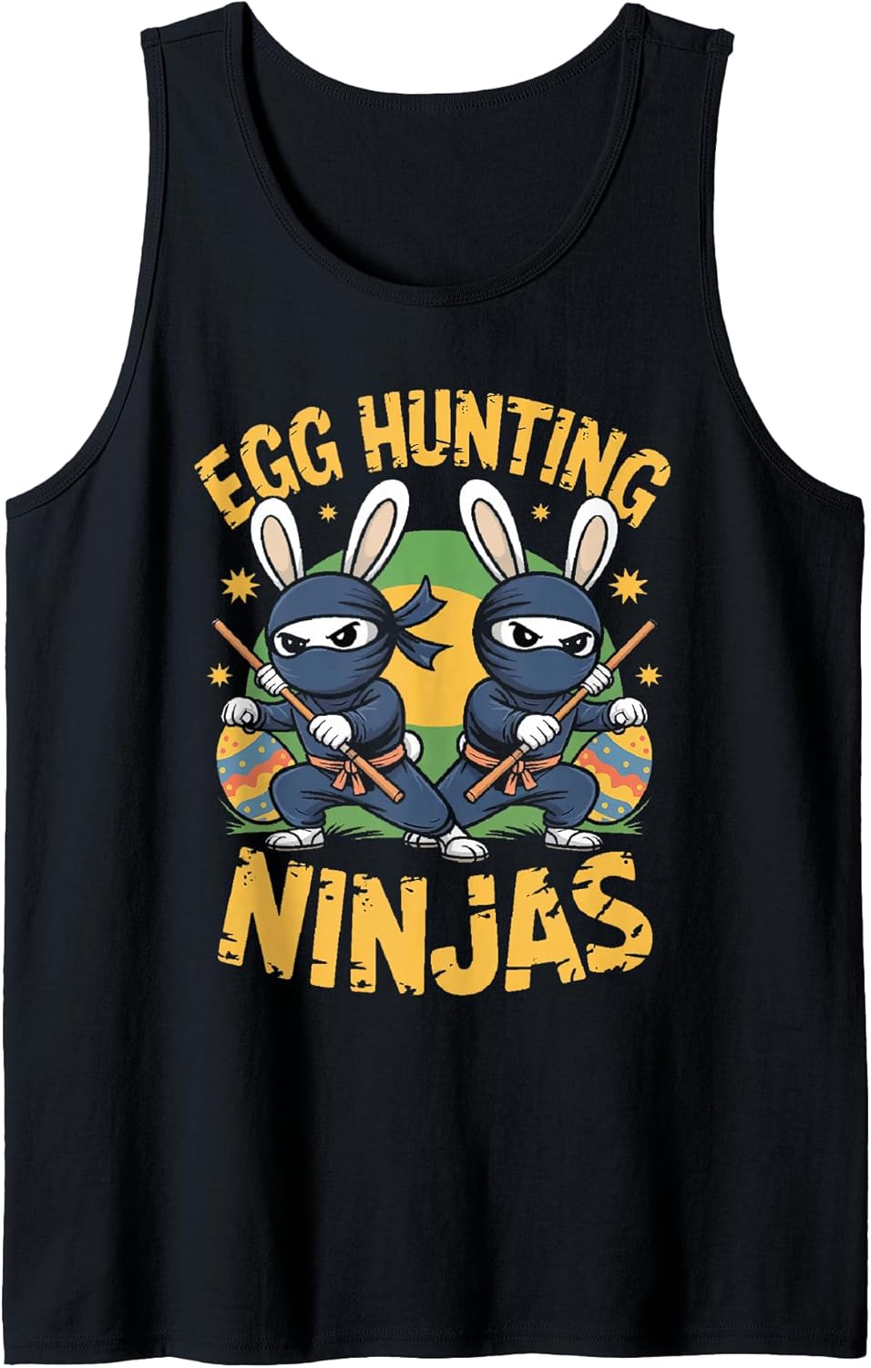 Easter Egg Hunting Ninja Bunny Novelty Merch Unisex T-shirt, Sweatshirt, Hoodie, Long Sleeve Tee - T-Shirt, Sweatshirt, Hoodie