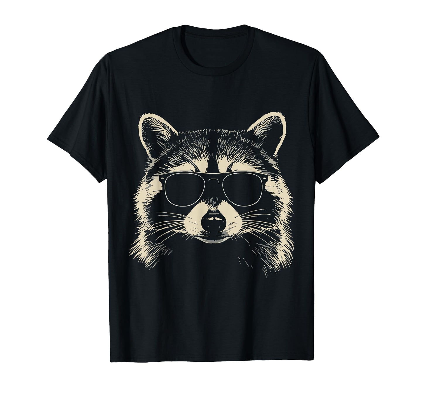 Raccoon Wearing Sunglasses Raccoon T-Shirt - Casual Everyday Wear Unisex - T-Shirt, Sweatshirt, Hoodie