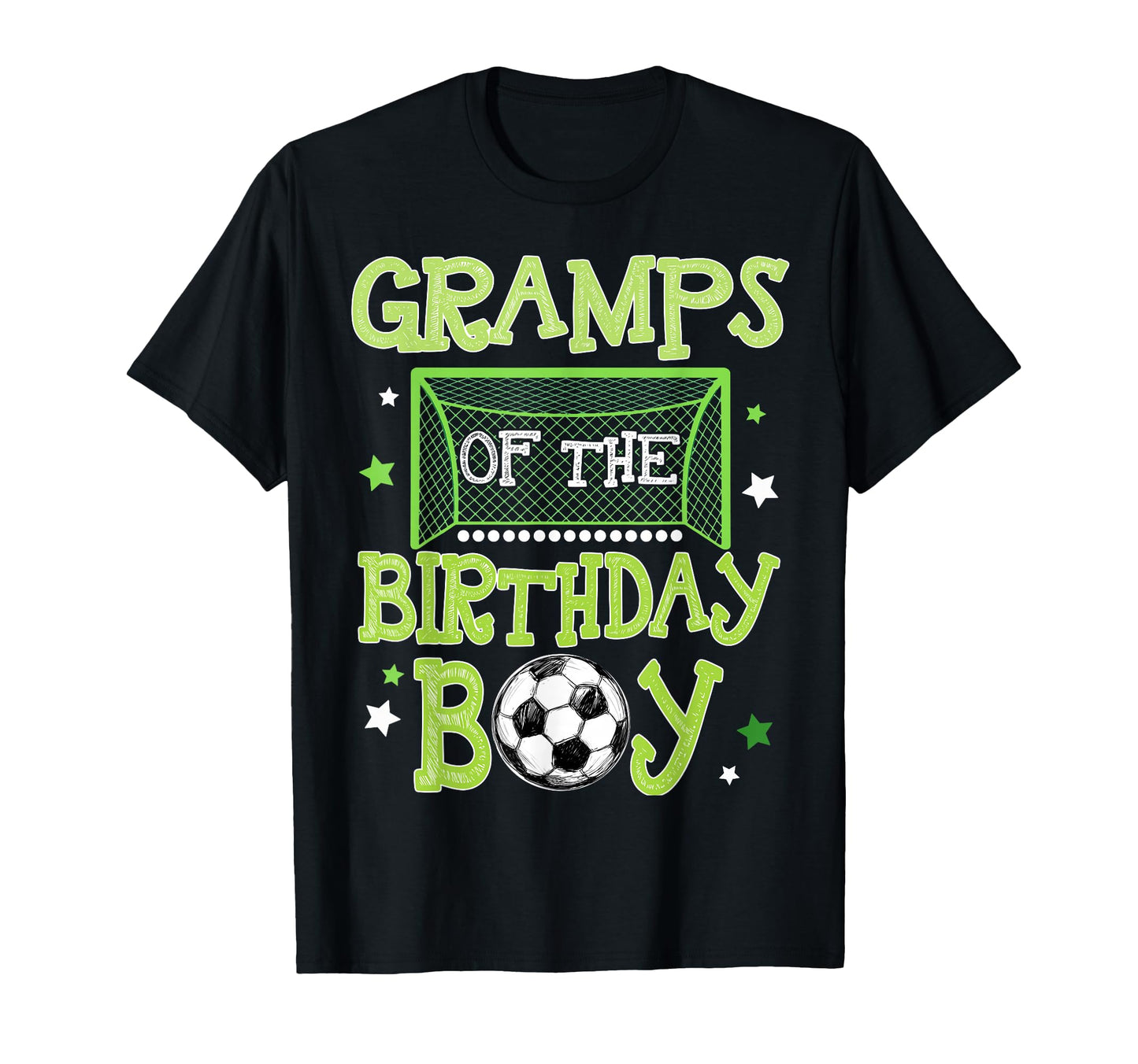Gramps Birthday Soccer Family Matching T-Shirt - Unique Graphic Unisex - T-Shirt, Sweatshirt, Hoodie