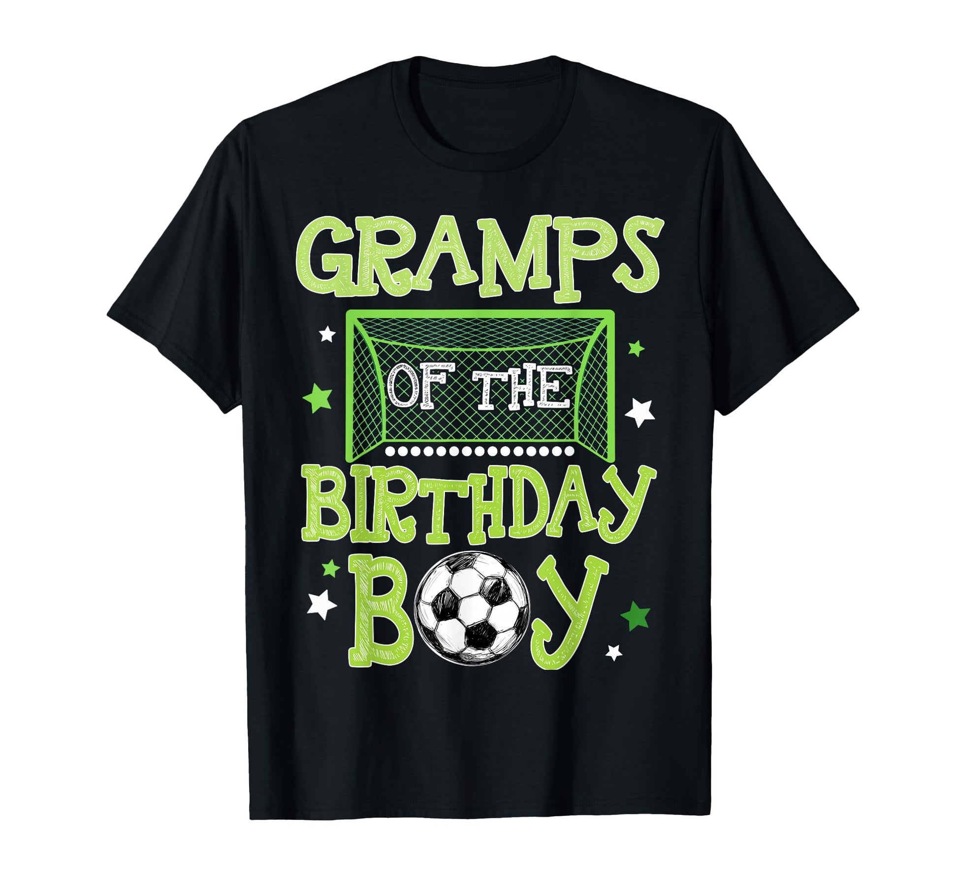 Gramps Birthday Soccer Family Matching T-Shirt - Unique Graphic Unisex - T-Shirt, Sweatshirt, Hoodie