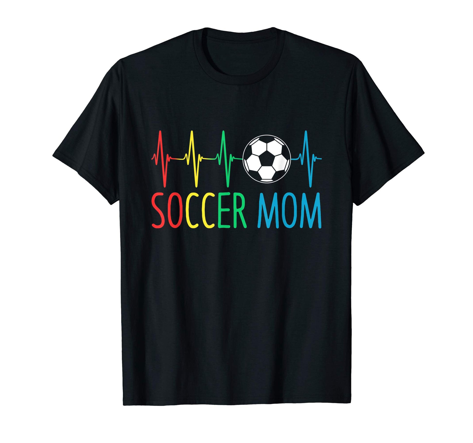 Soccer Mom Heartbeat Player Fan Mother T-Shirt - Unique Graphic Men Women - T-Shirt, Sweatshirt, Hoodie