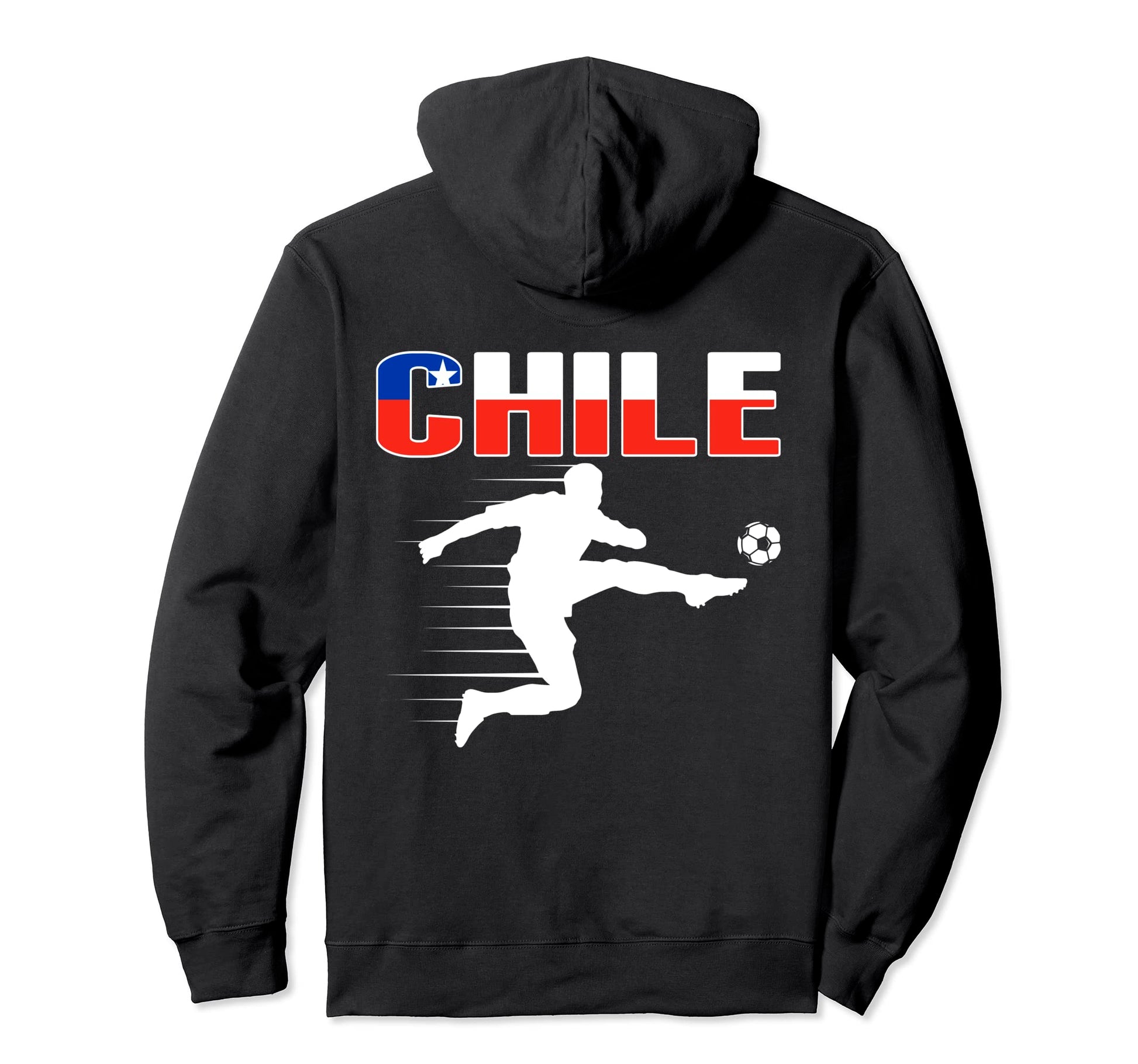 Chile Soccer Fans Jersey Proud Chilean Hoodie - Graphic Print Unisex - T-Shirt, Sweatshirt, Hoodie