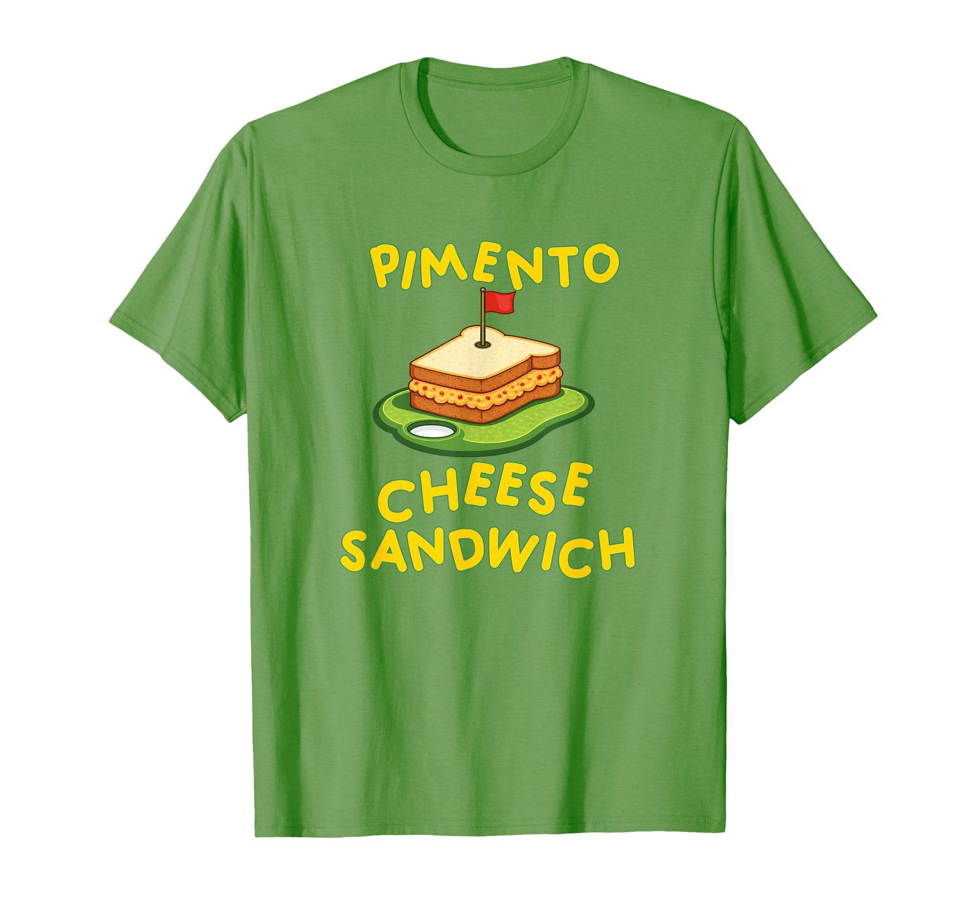 Pimento Cheese Sandwich Golf Dad T-Shirt - Minimalist Print for Adults - T-Shirt, Sweatshirt, Hoodie